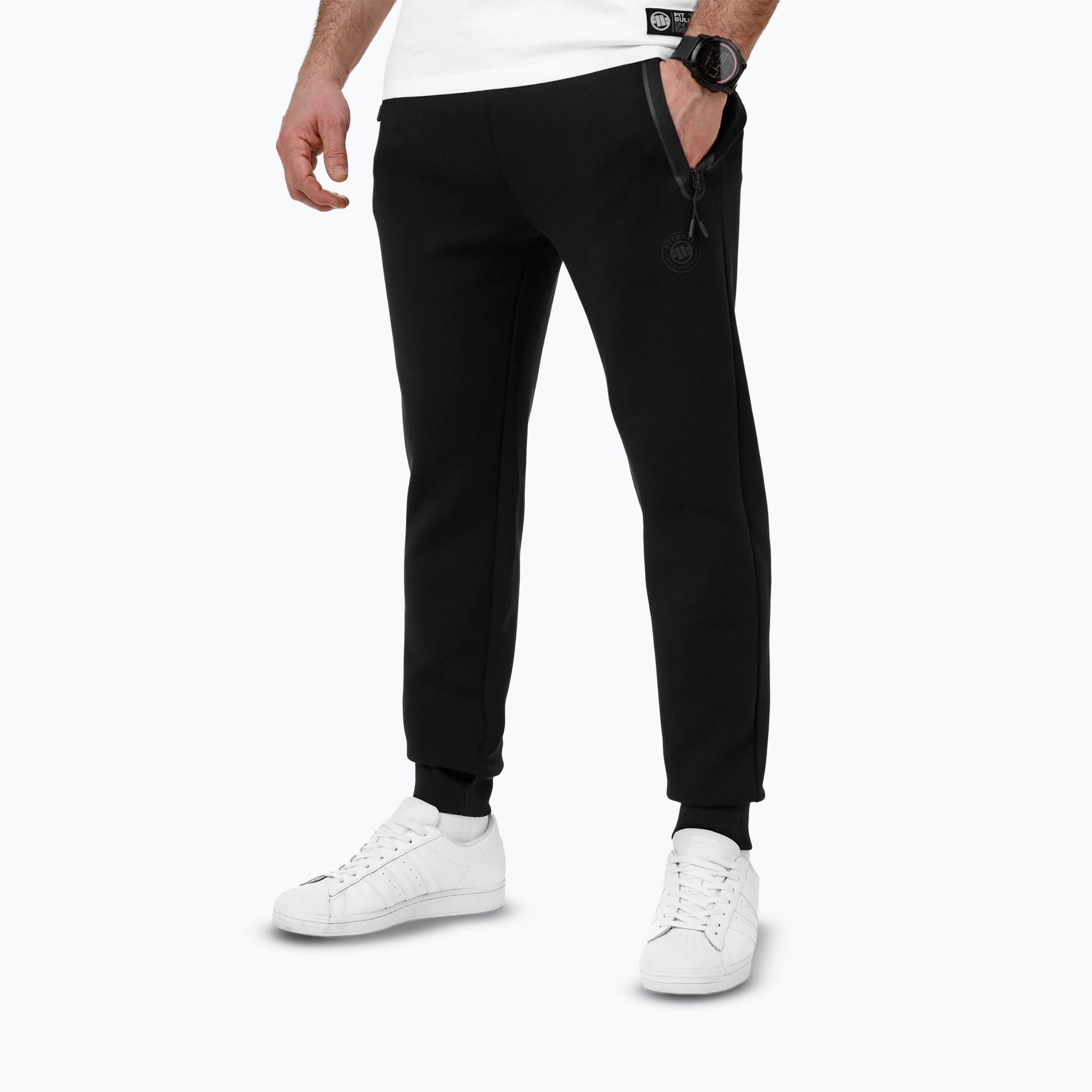 Spodnie męskie Pitbull Dogwood Track Pants black 
