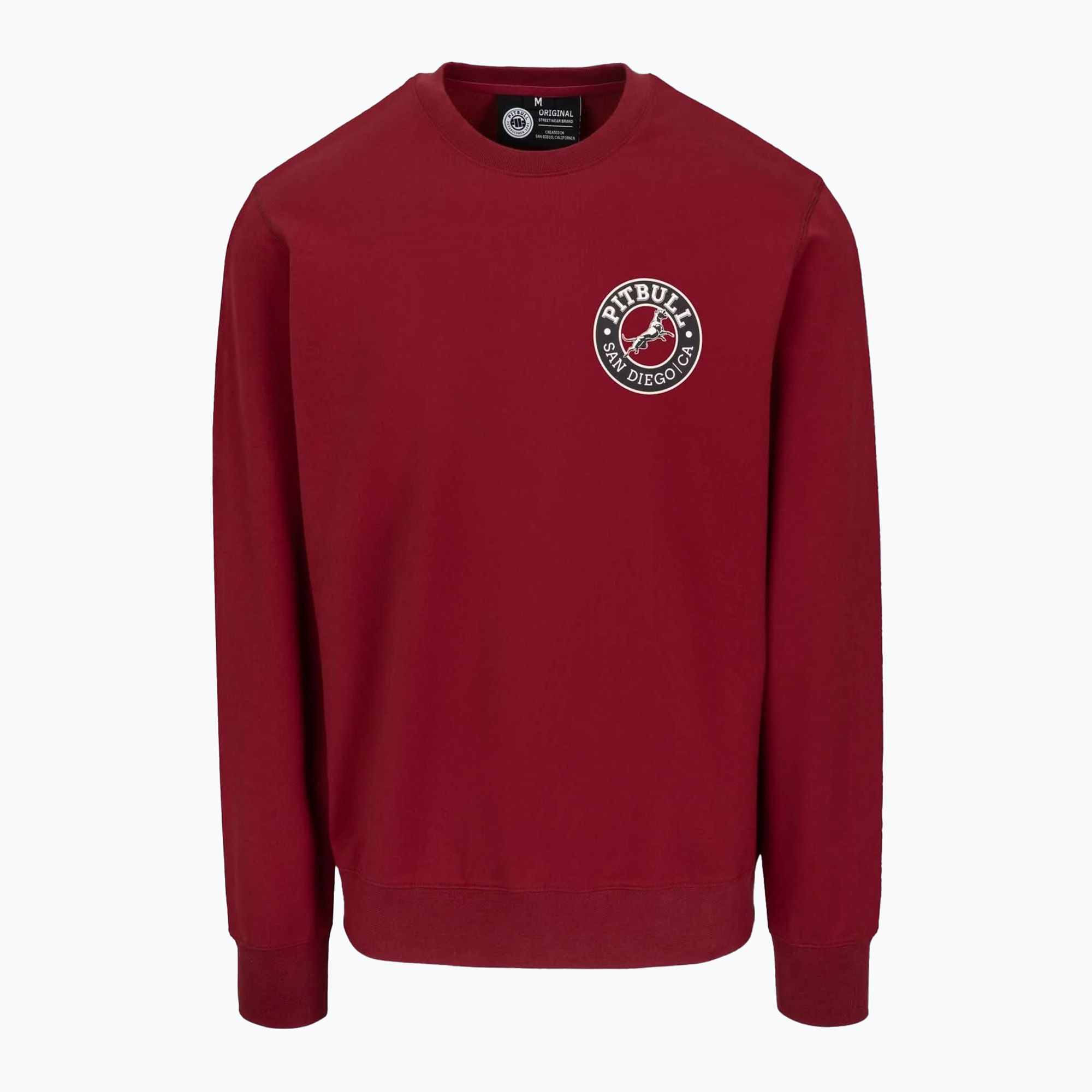 Bluza męska Pitbull San Diego Ca Crewneck Sweatshirt burgundy 
