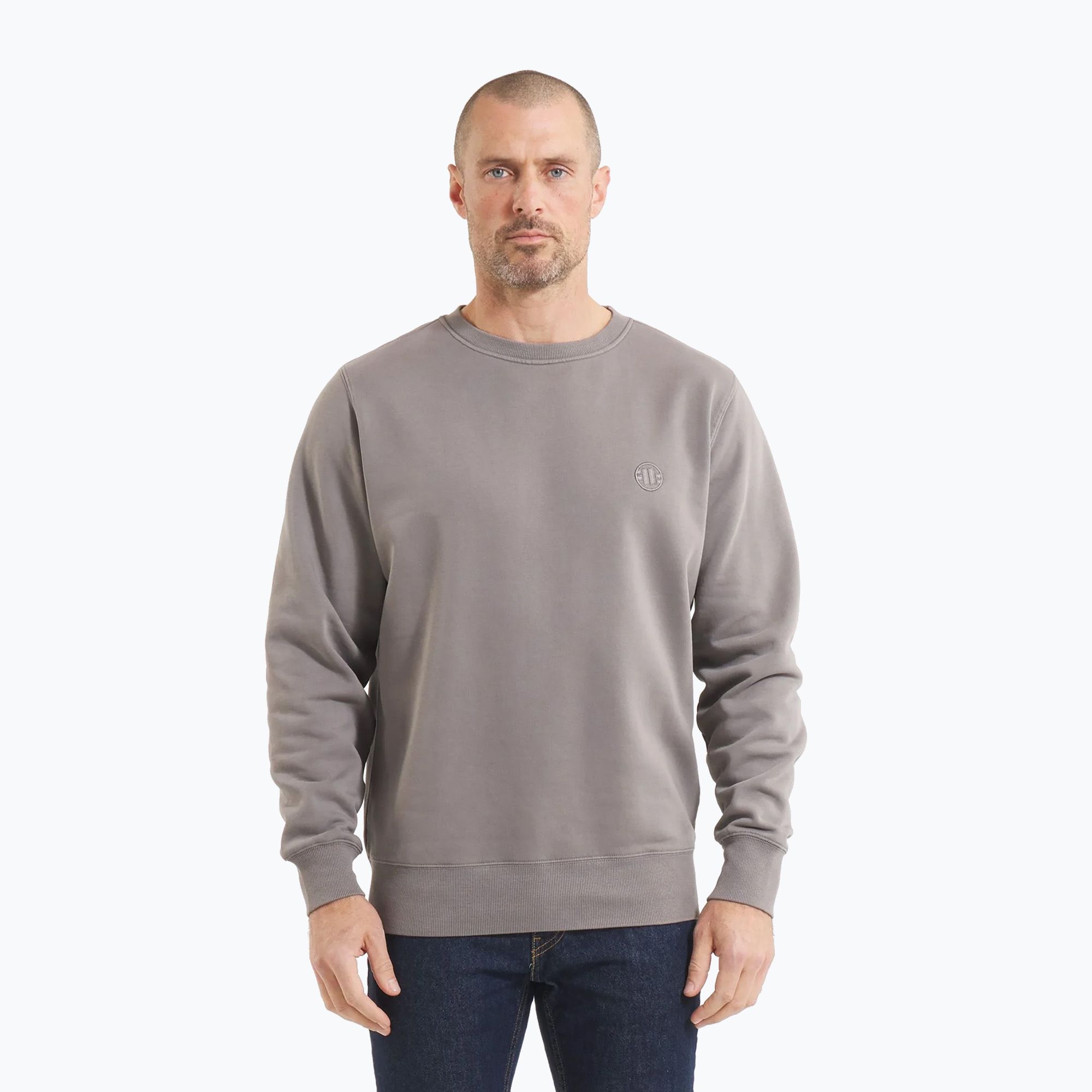 Bluza męska Pitbull Lancaster 2 Crewneck Sweatshirt washed grey 