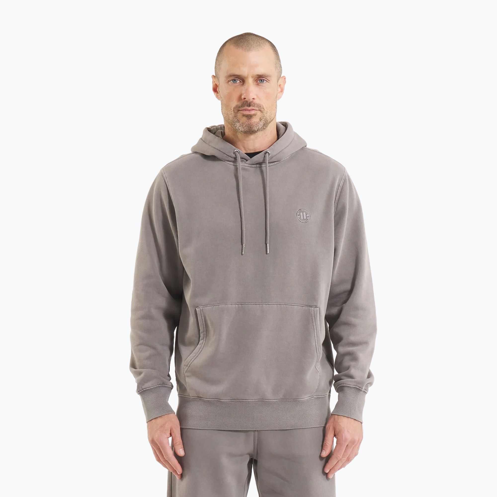 Bluza męska Pitbull Lancaster 2 Hooded Sweatshirt washed grey 