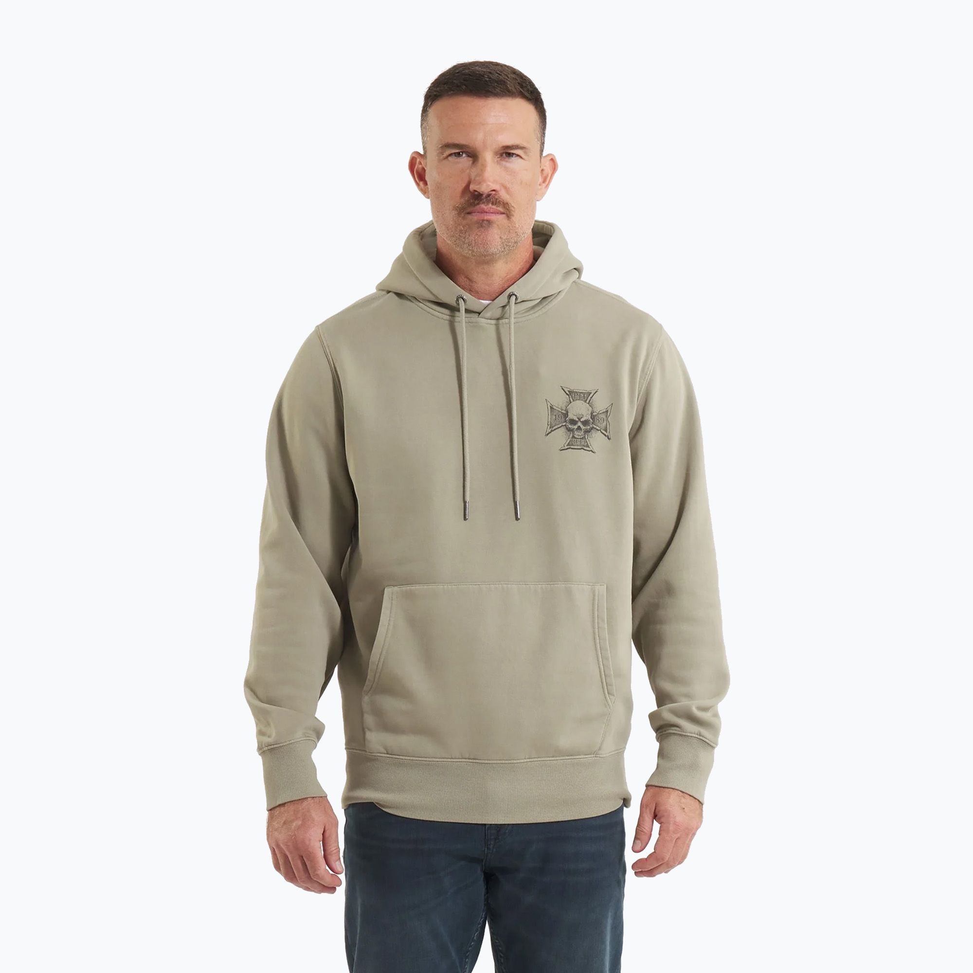 Bluza męska Pitbull Bite Me Hooded Swaetshirt grey harbour 