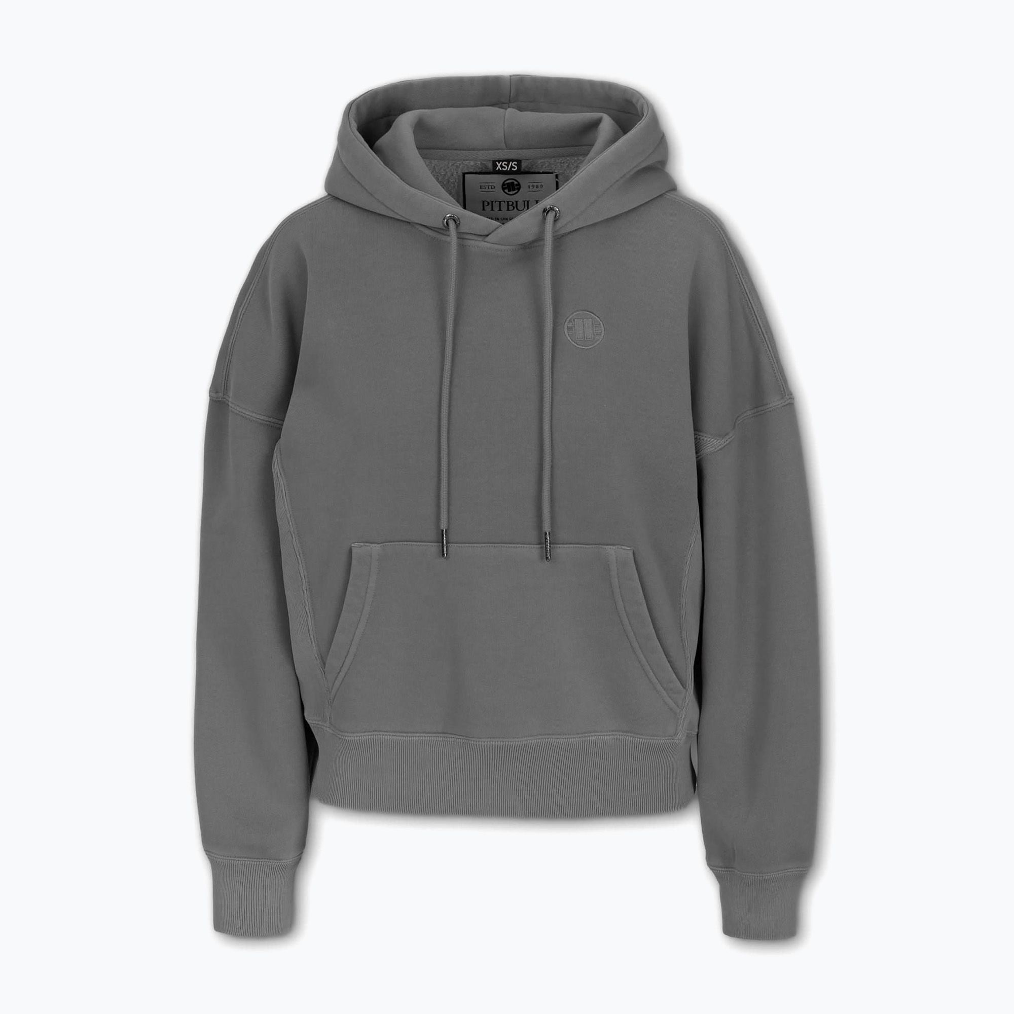 Bluza damska Pitbull Manzanita Hooded Sweatshirt washed grey 