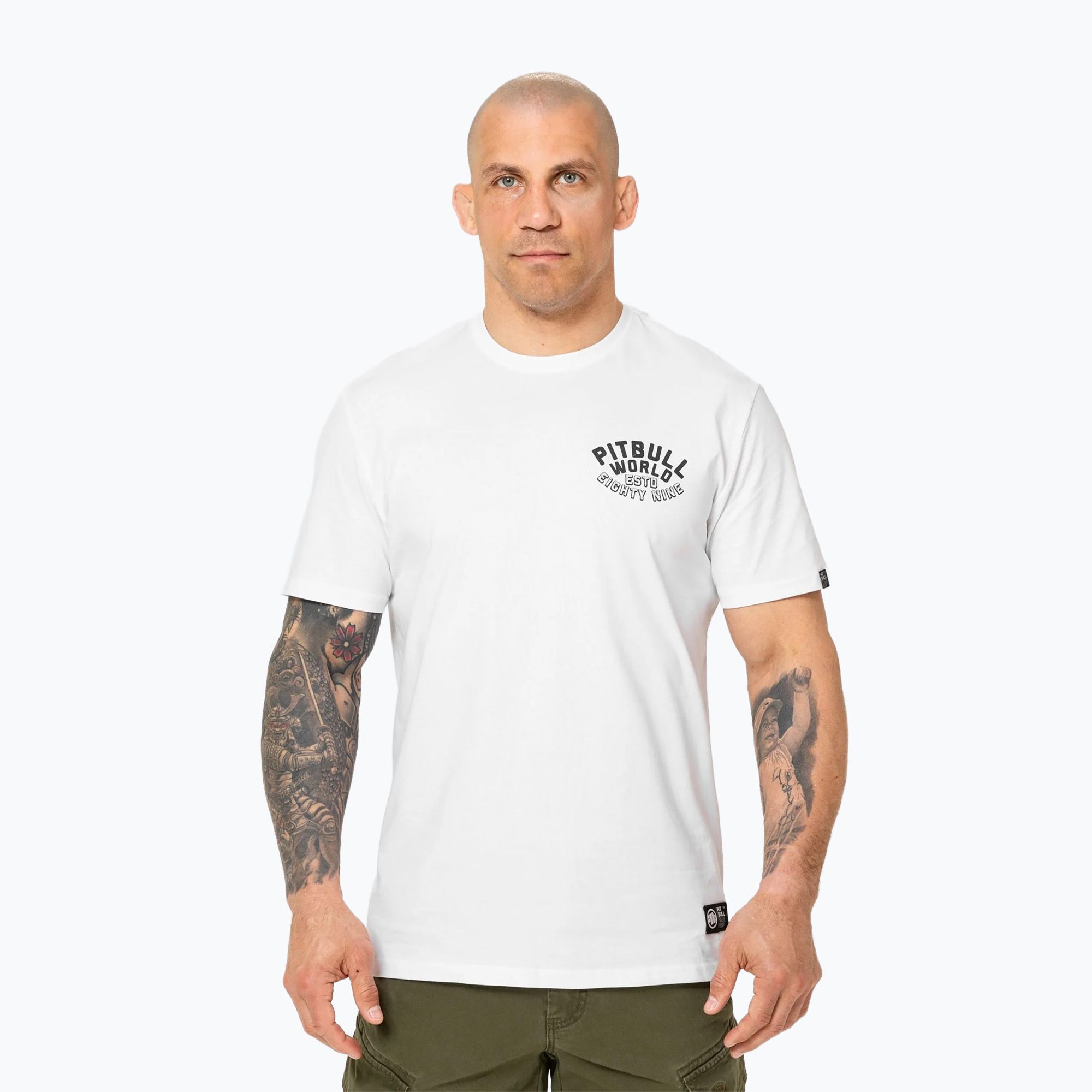 Koszulka męska Pitbull Hero white 