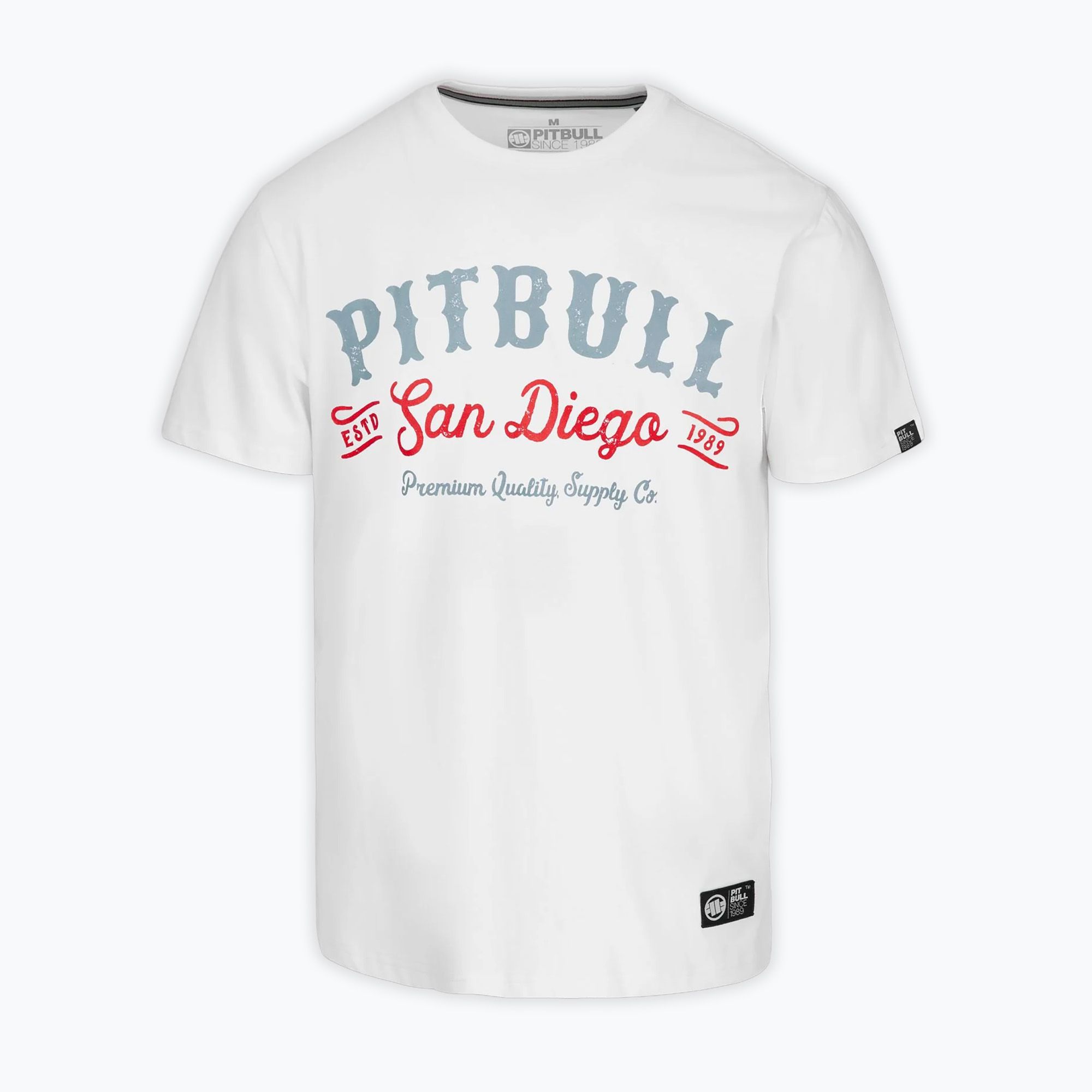 Koszulka męska Pitbull Strenght & Respect white 