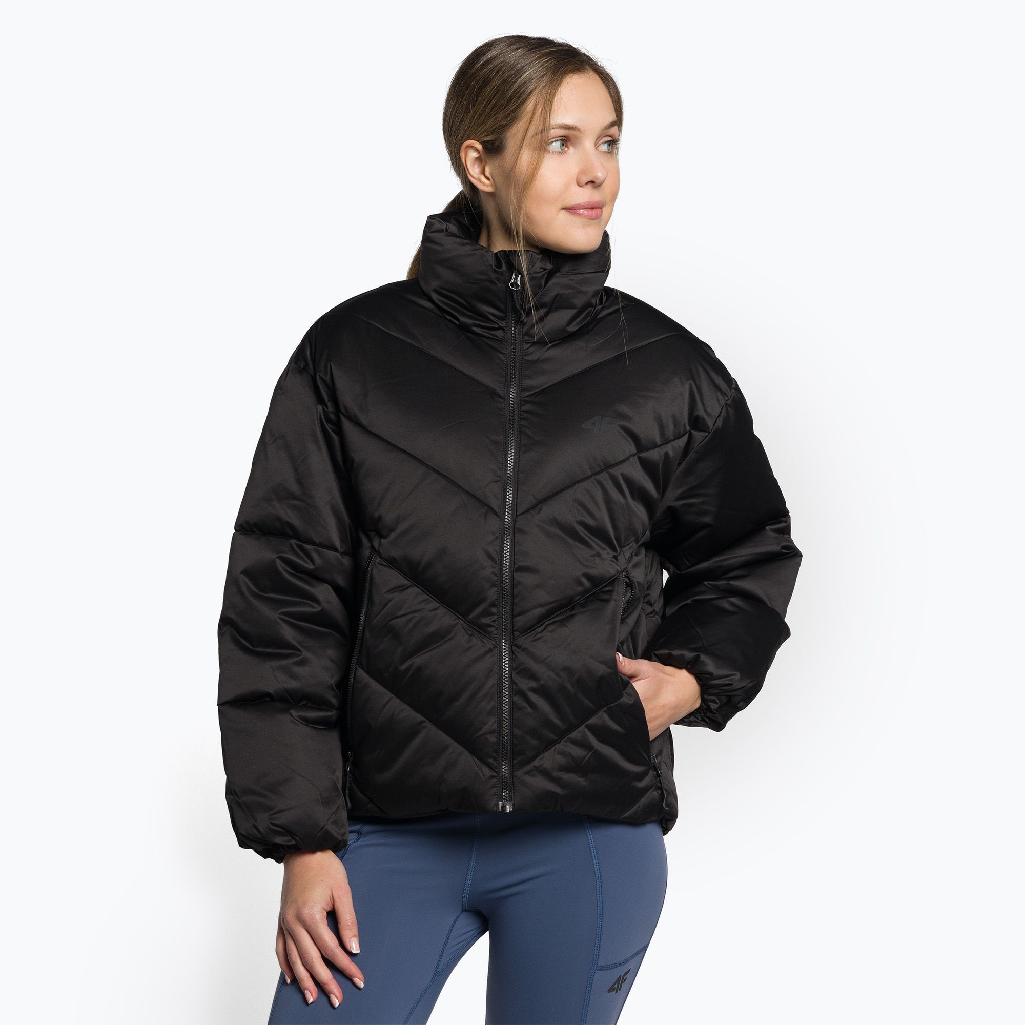Kurtka damska 4F KUDP019 deep black 