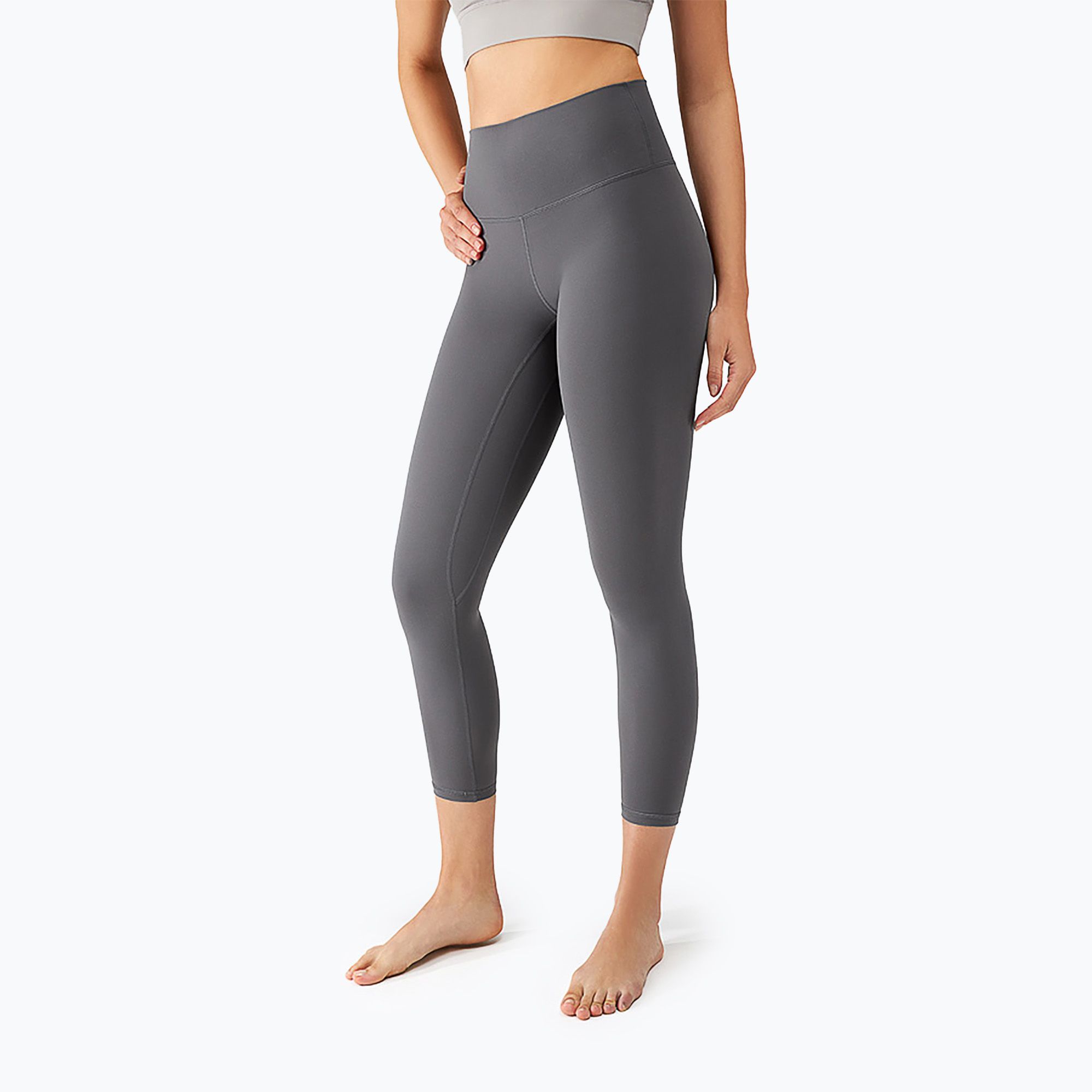 Legginsy do jogi damskie JOYINME 7/8 Unity Ease mountain grey 