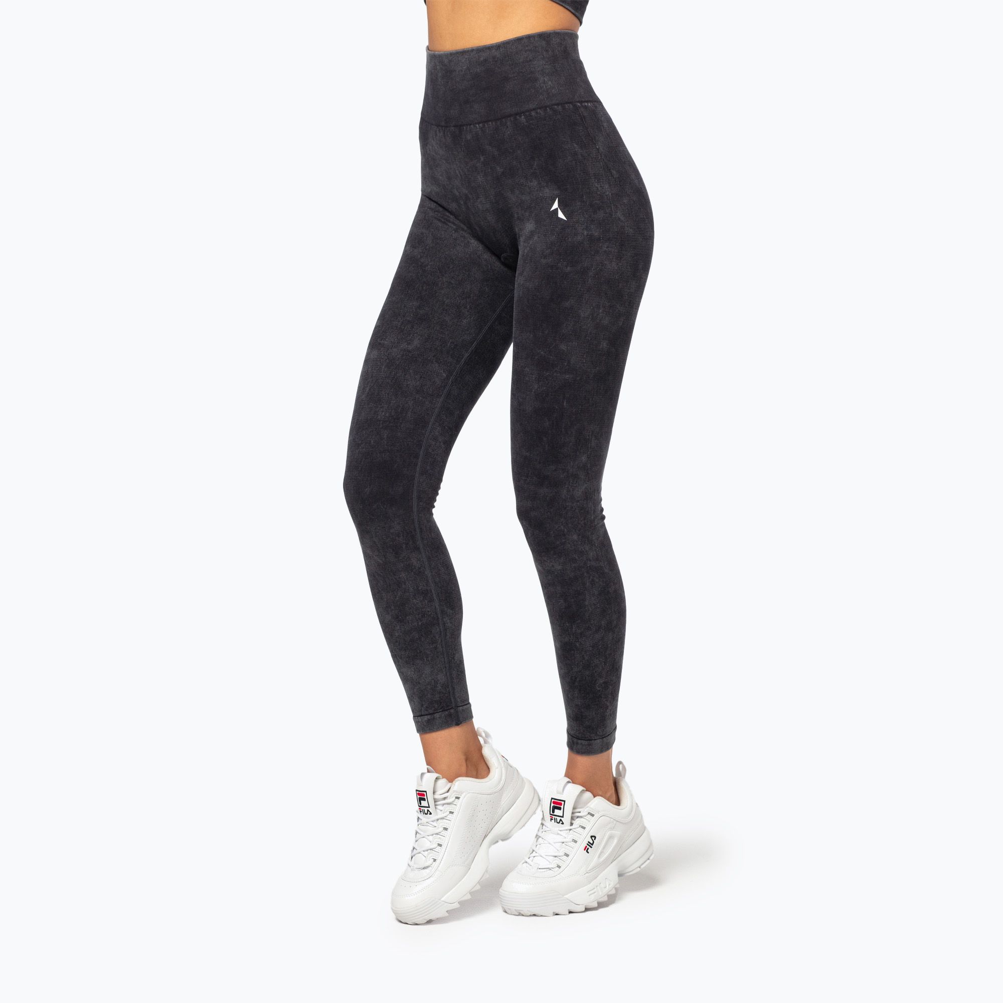 Legginsy treningowe damskie Carpatree Yasmine Seamless black 