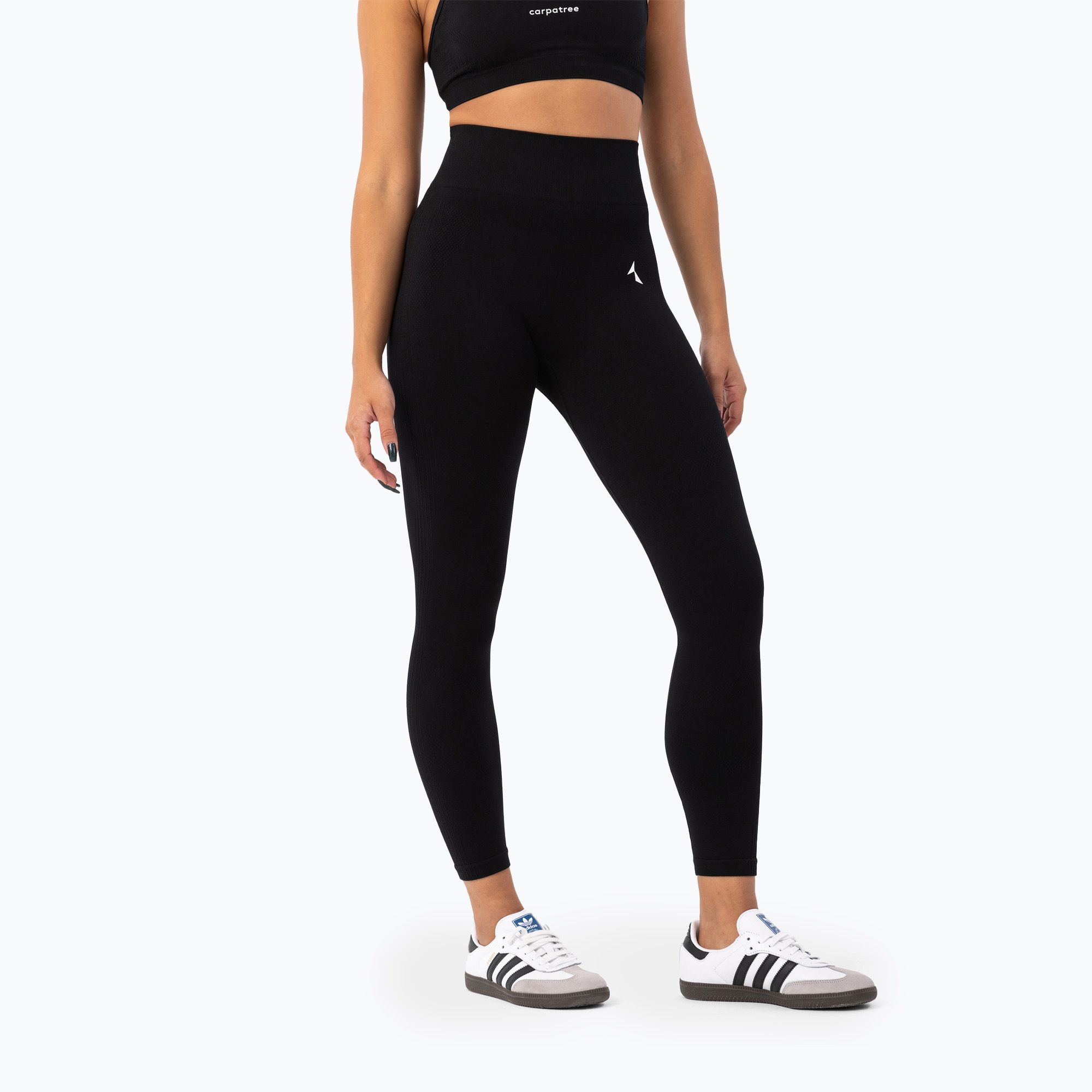 Legginsy treningowe damskie Carpatree Blaze Seamless black 