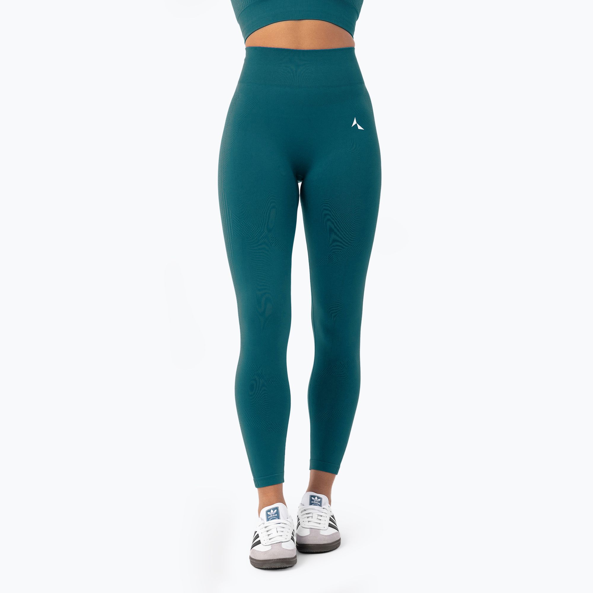 Legginsy treningowe damskie Carpatree Blaze Seamless deep ocean blue 