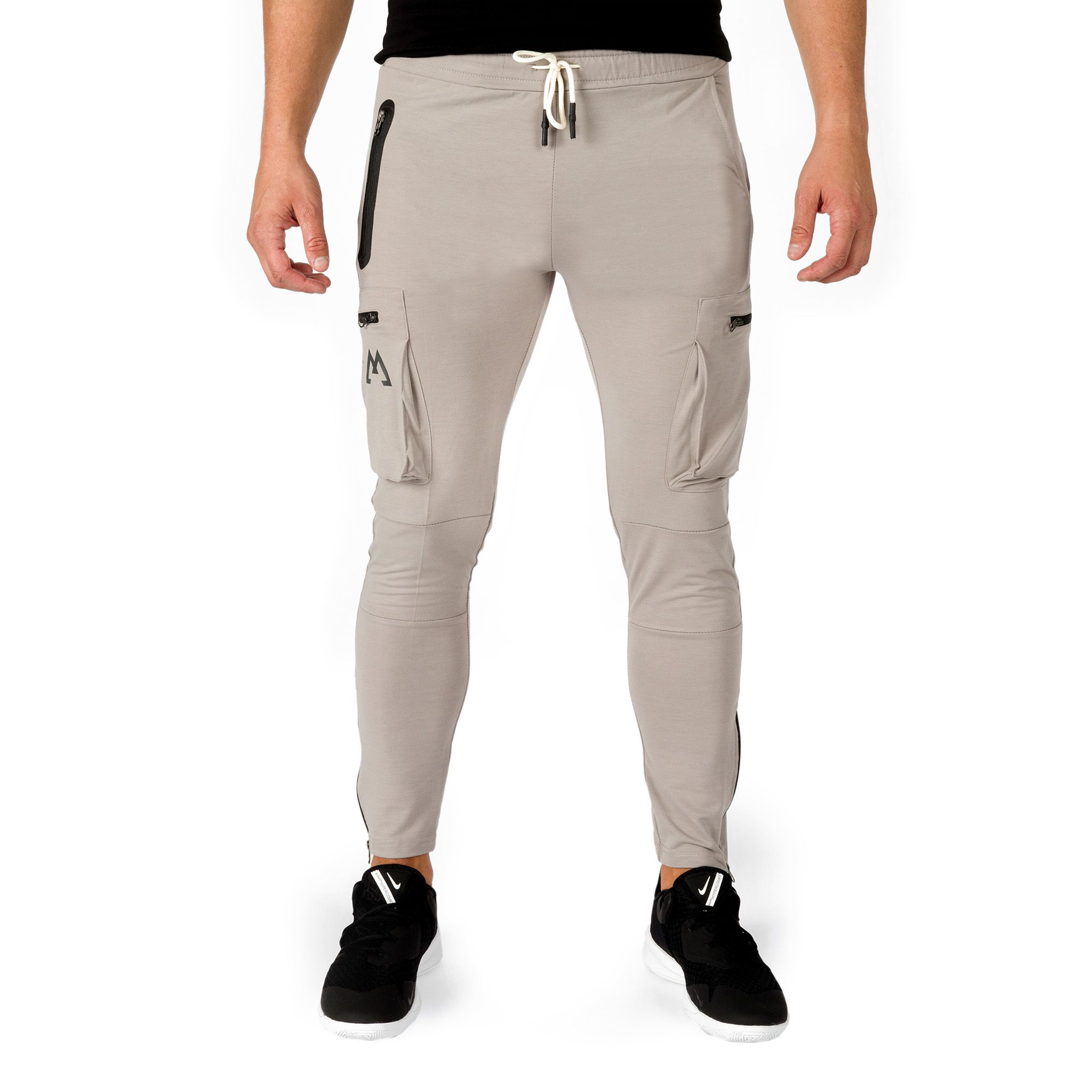 Spodnie męskie MITARE Joggery K102 PRO jasnoszare 