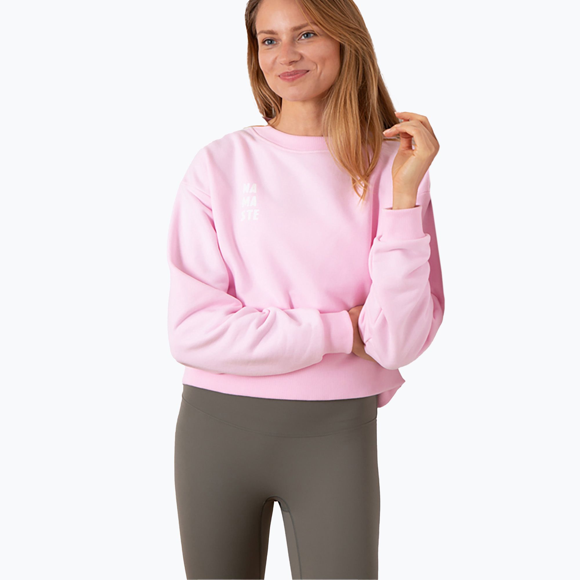 Bluza do jogi damska JOYINME Namaste pink bloom 