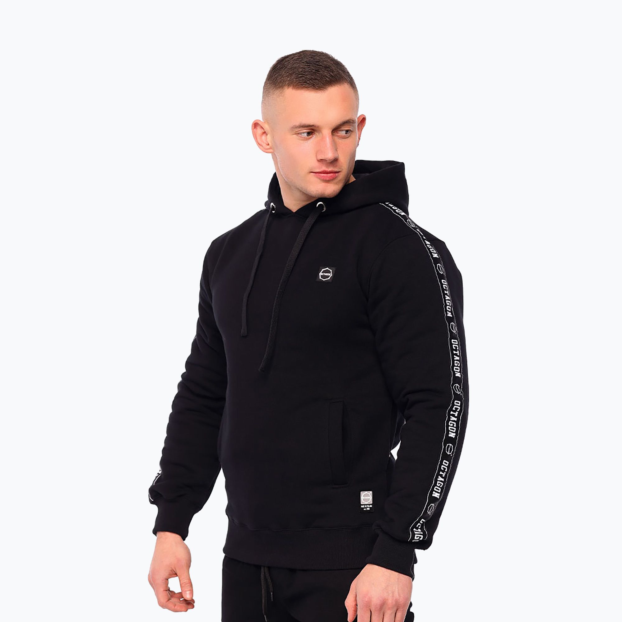 Bluza męska Octagon Stripe black 