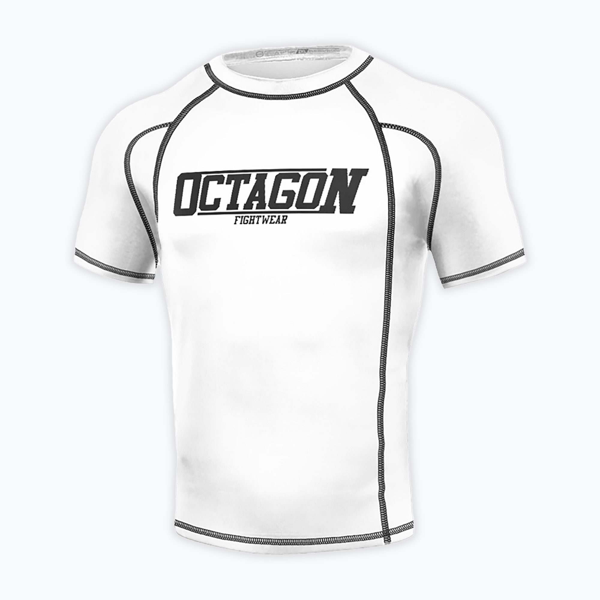 Rashguard męski Octagon Premium Fight Wear white 