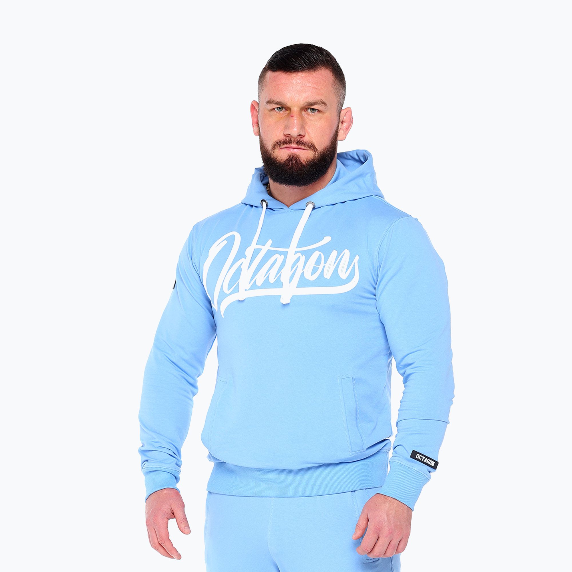Bluza męska Octagon Retro Light blue