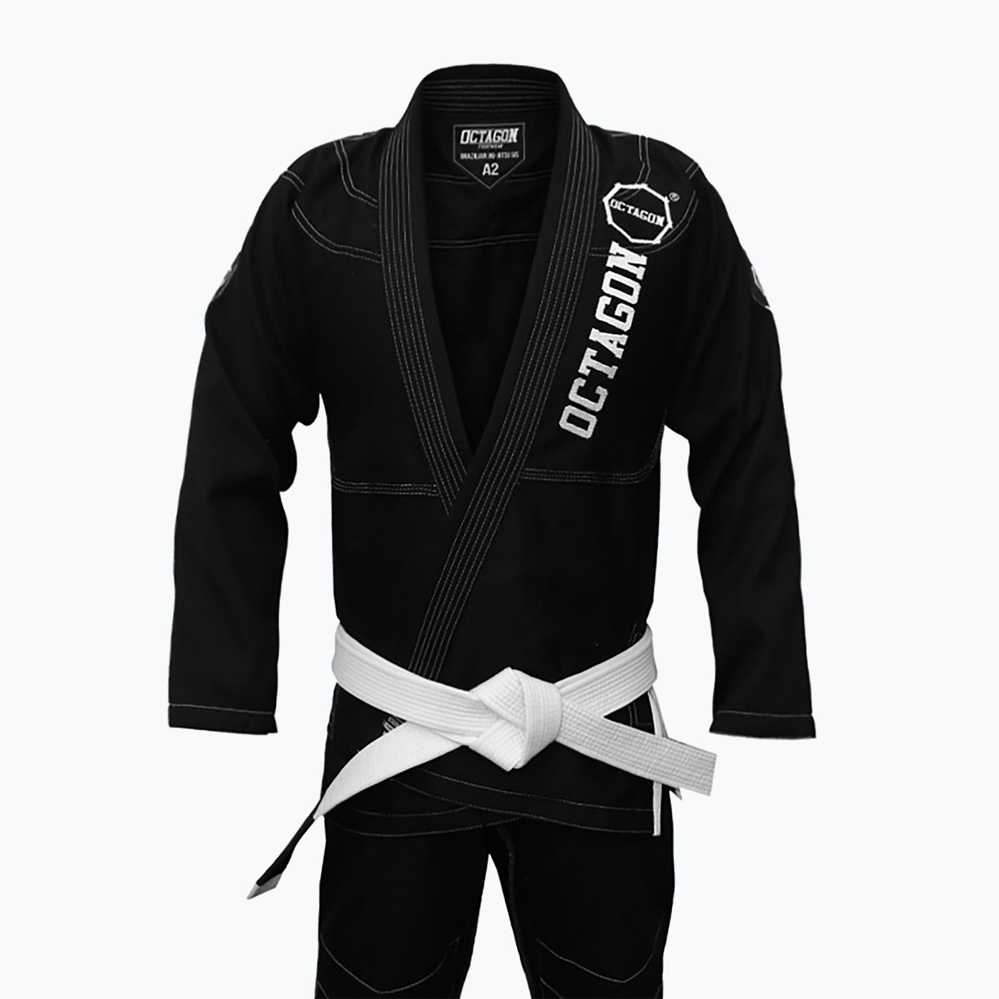 GI do brazylijskiego jiu-jitsu męskie Octagon Caption black/white 