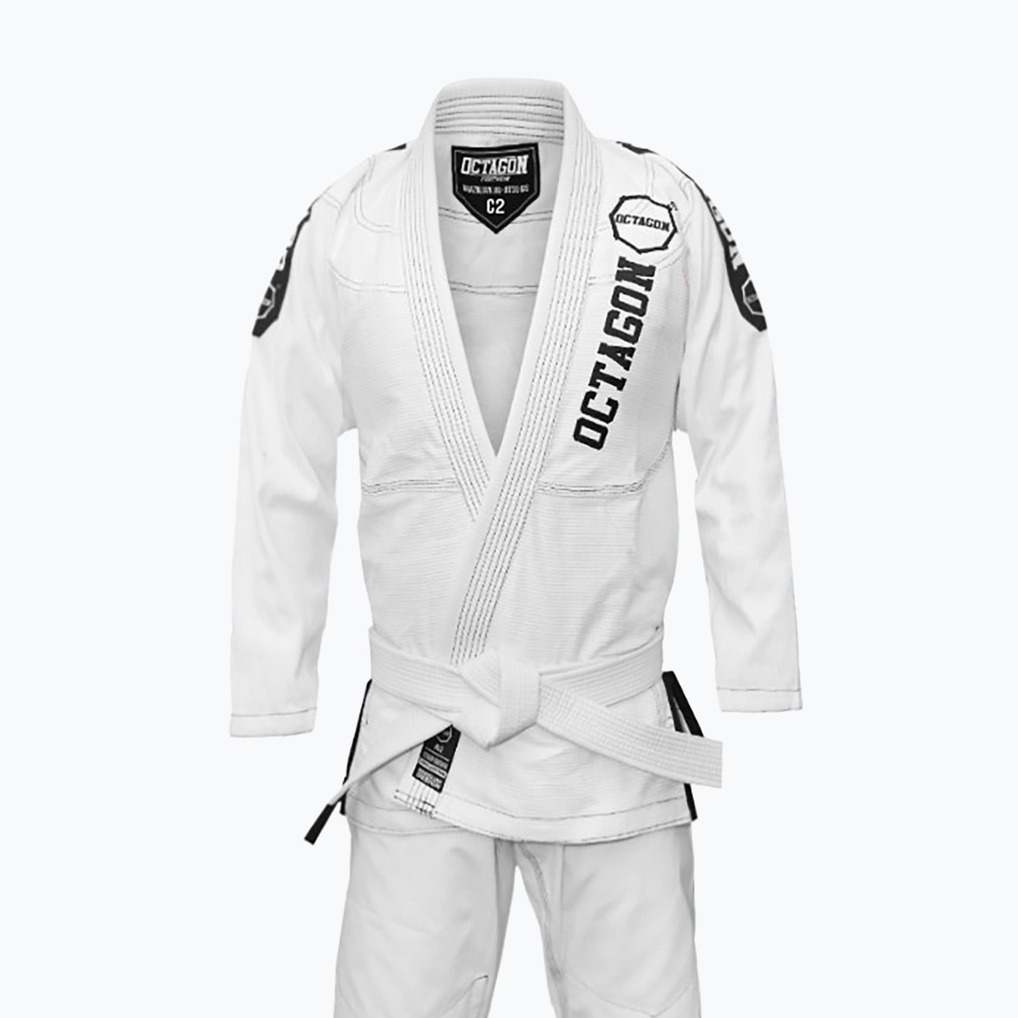 GI do brazylijskiego jiu-jitsu męskie Octagon Caption white 