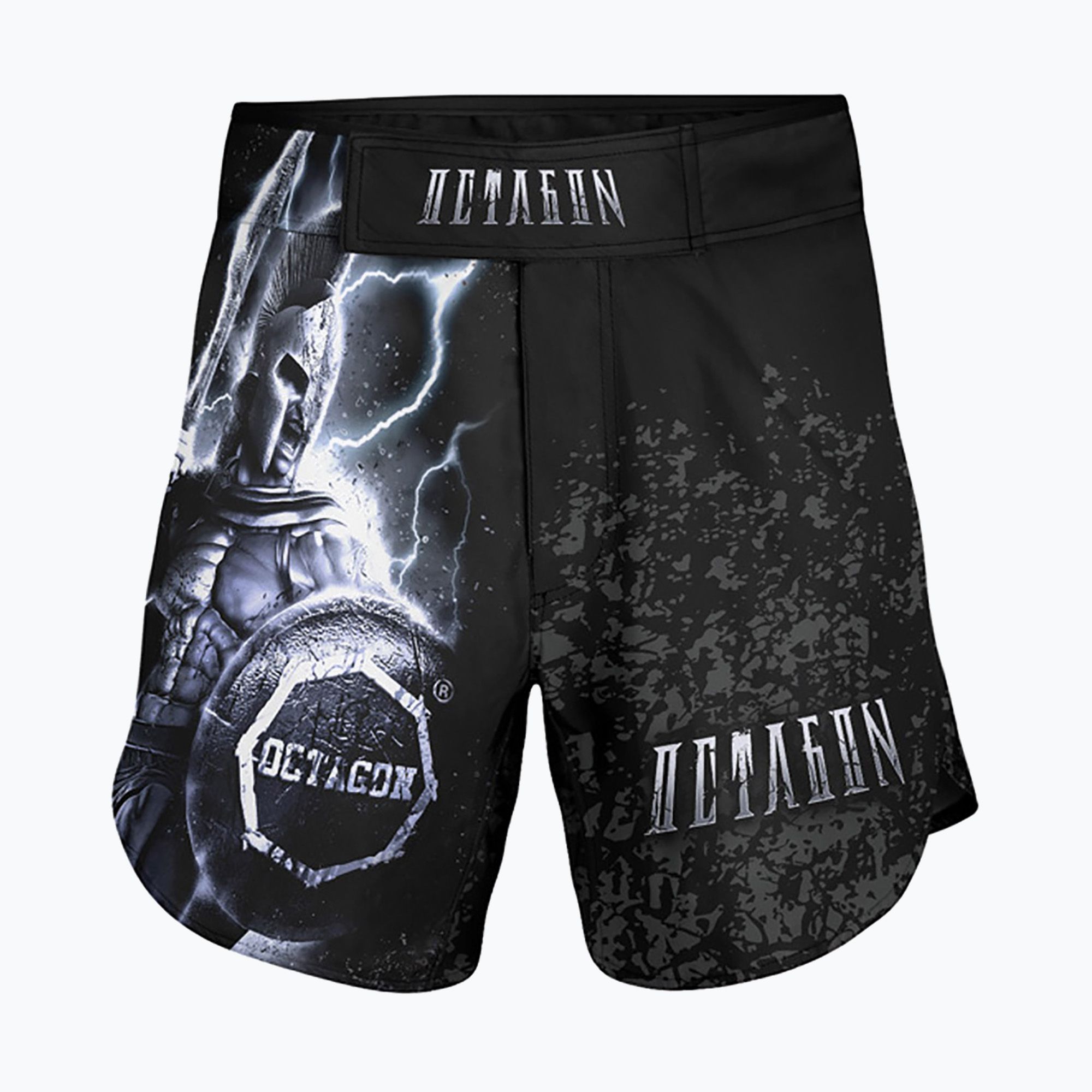 Spodenki treningowe męskie Octagon Gladiator MMA black/multicolor 