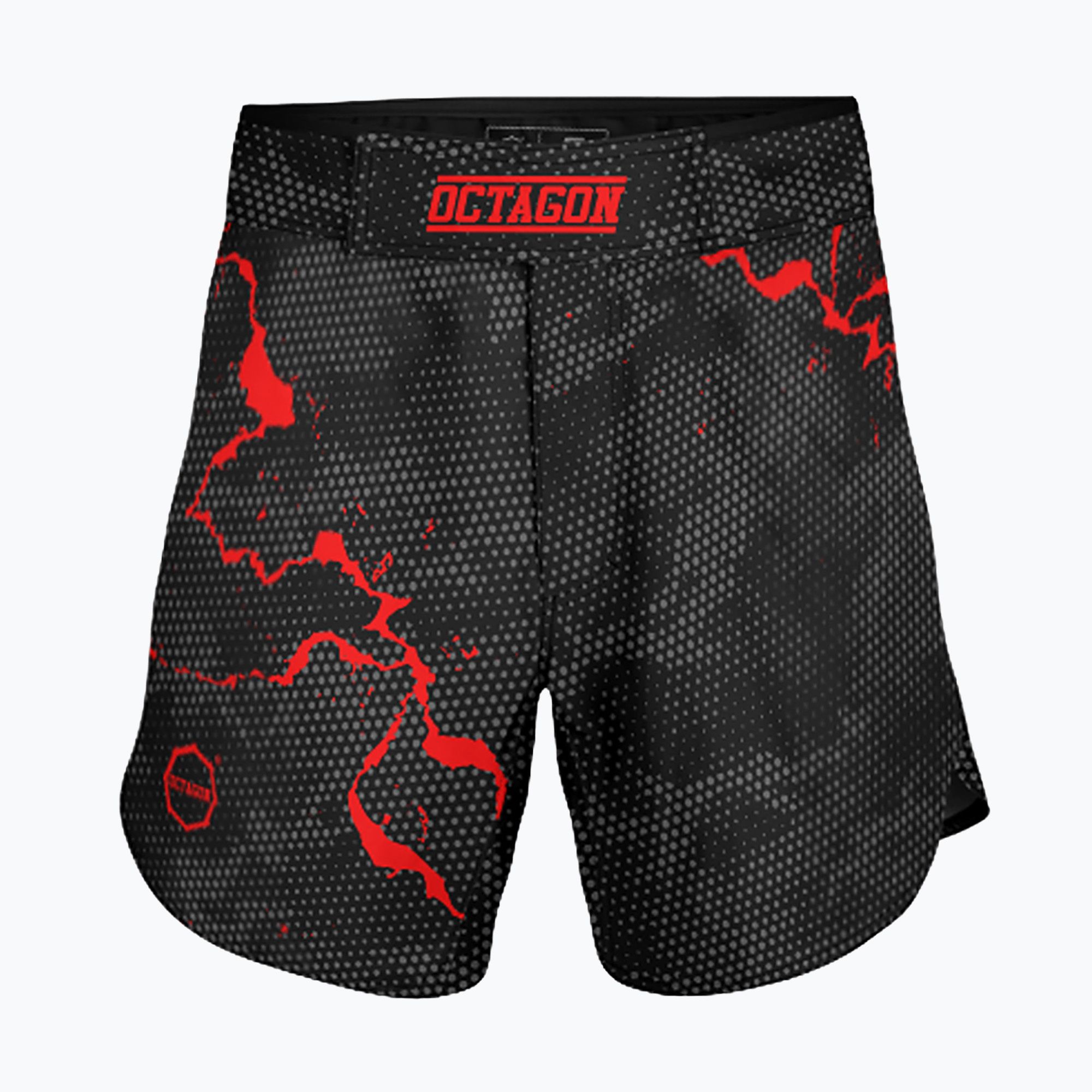 Spodenki treningowe męskie Octagon Marble Camo MMA camo red 