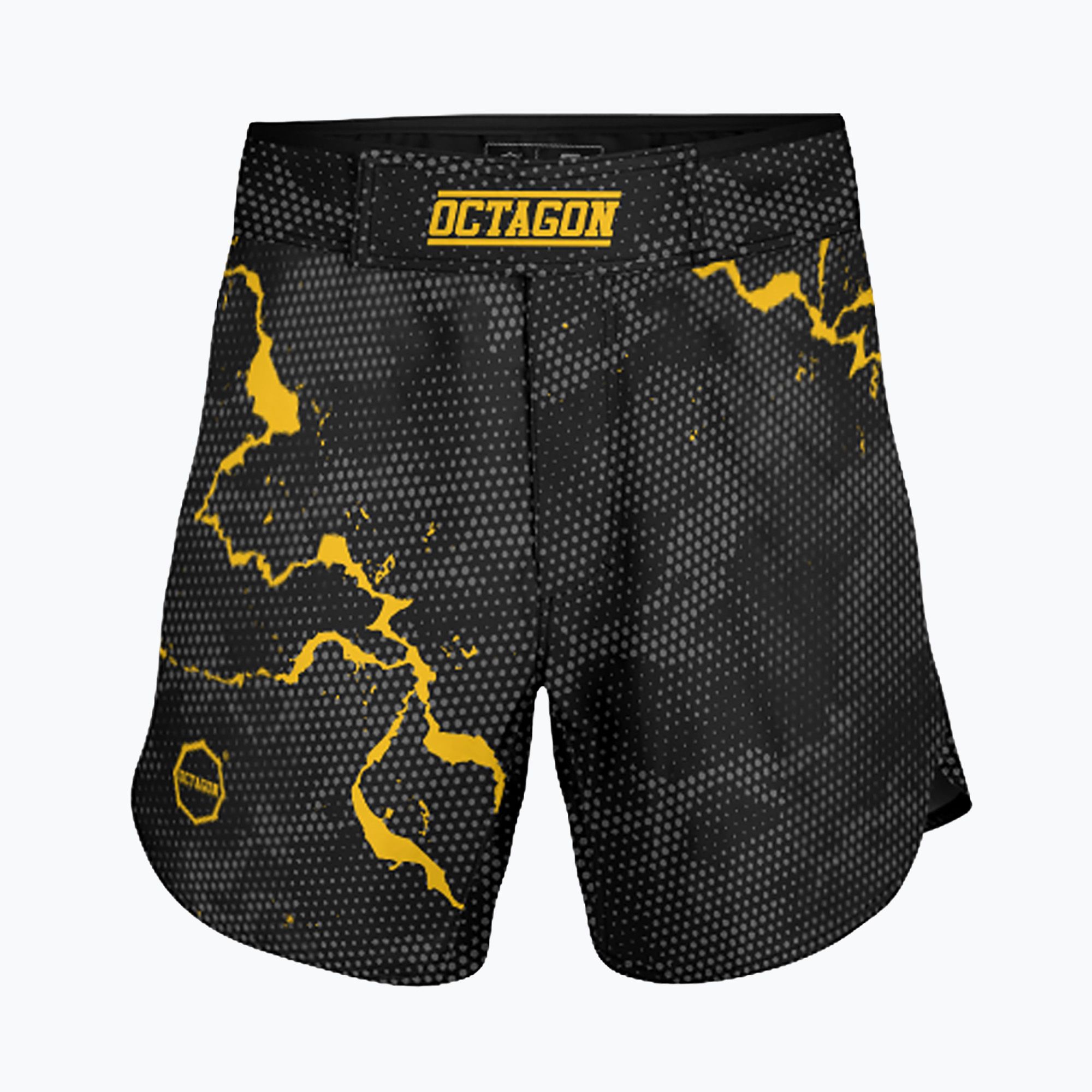 Spodenki treningowe męskie Octagon Marble Camo MMA camo yellow 