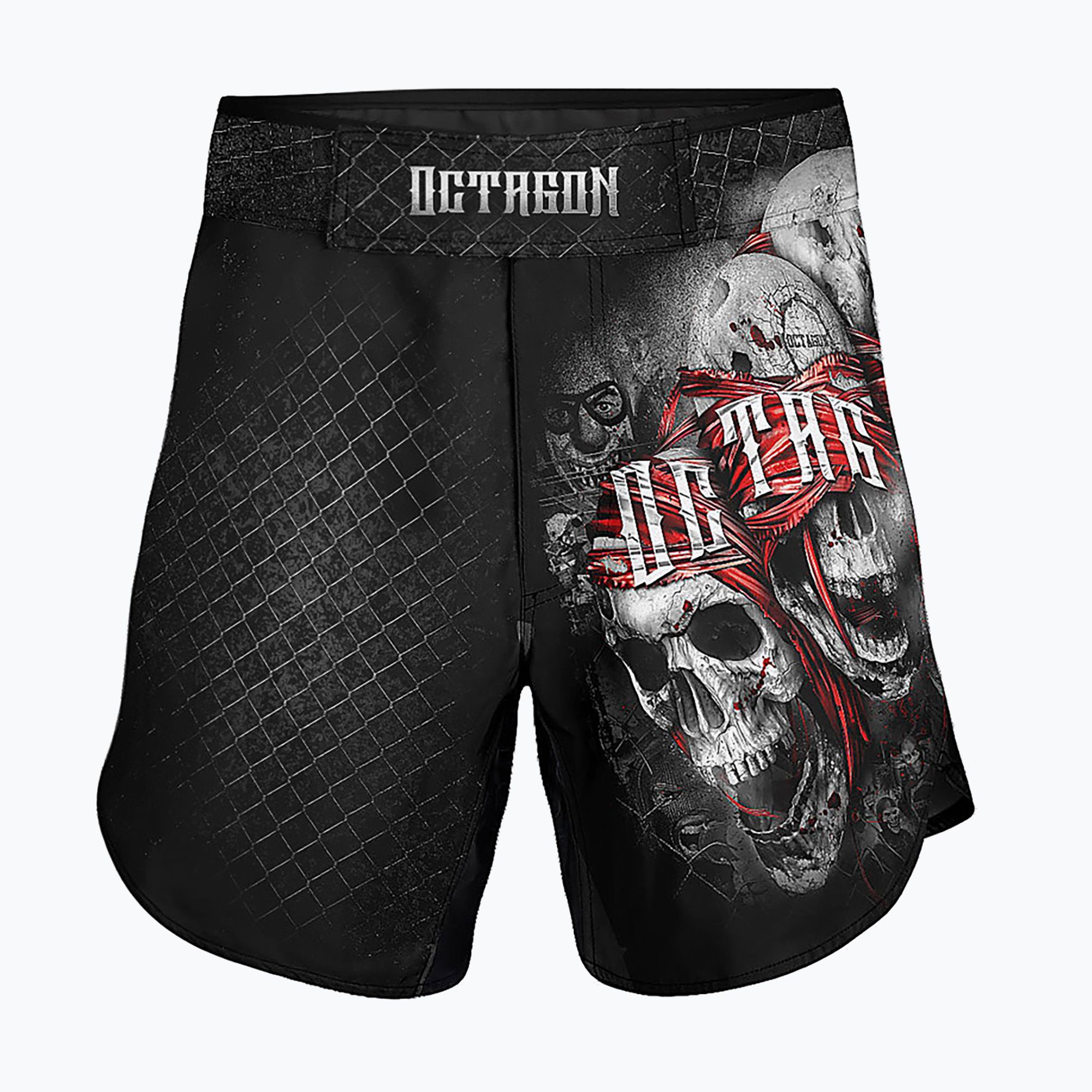Spodenki treningowe męskie Octagon The Rules MMA black/multicolor 