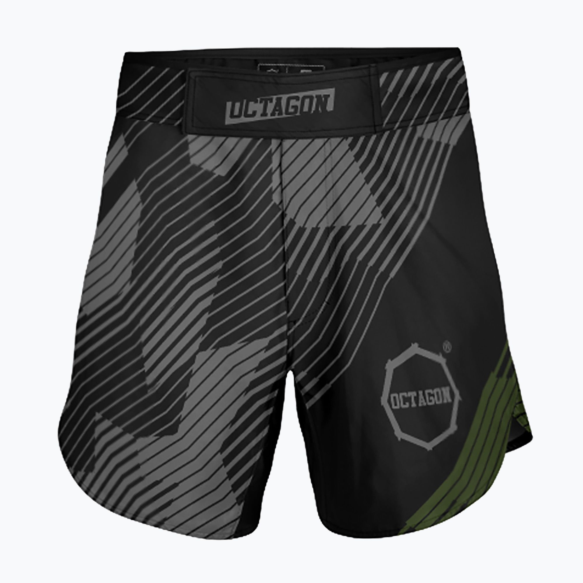 Spodenki treningowe męskie Octagon Broken Line MMA black 