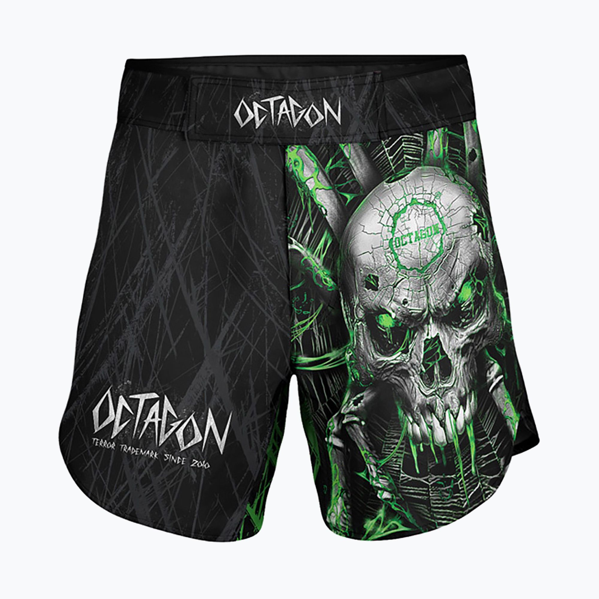 Spodenki treningowe męskie Octagon Spiderskull MMA black/multicolor 
