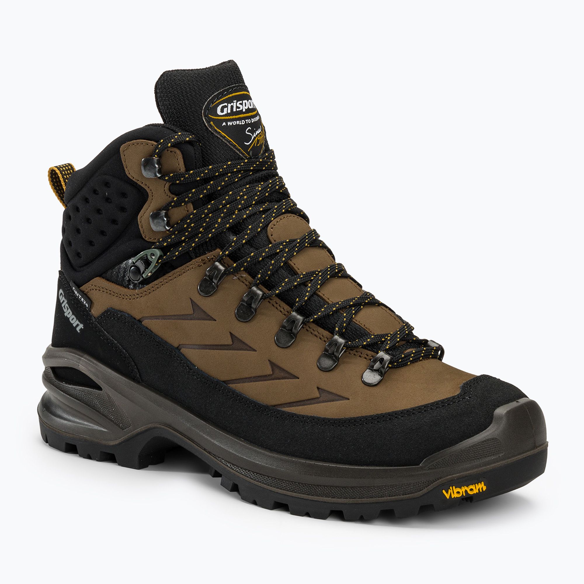 Buty trekkingowe męskie Grisport 15205N22G light brown/black 