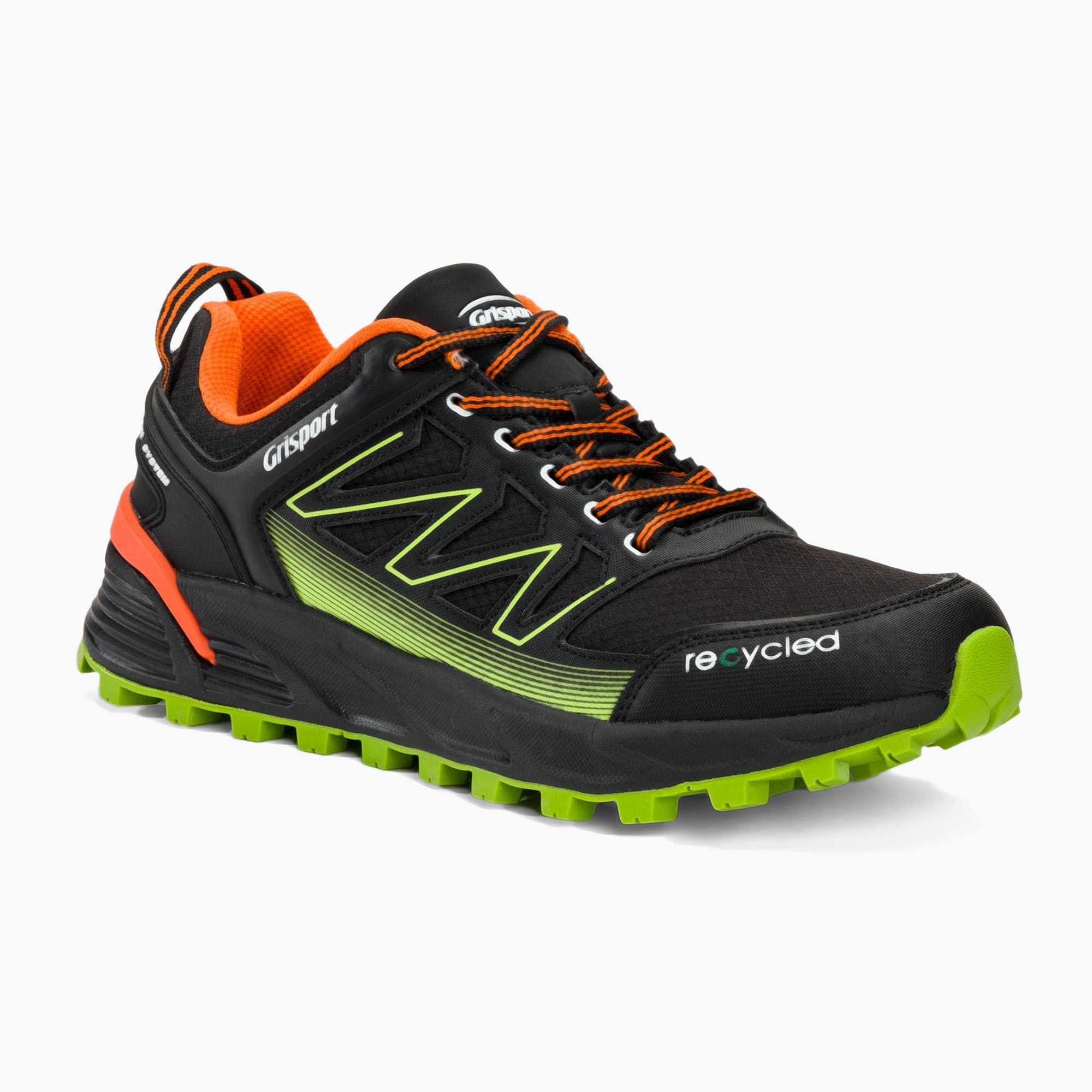 Buty trekkingowe męskie Grisport 81001V2M2 black/lime 