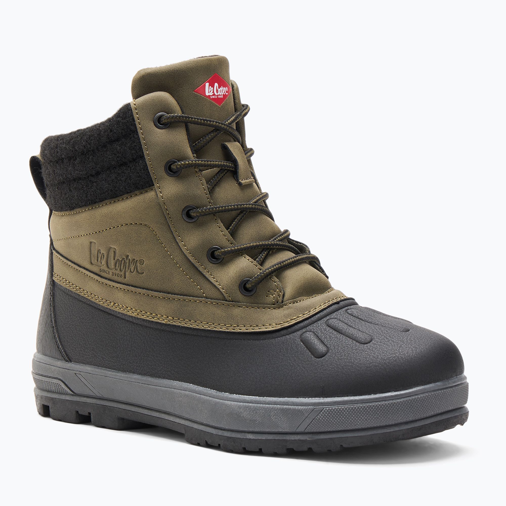 Śniegowce Lee Cooper LCJ-24-01-2967L khaki/black 