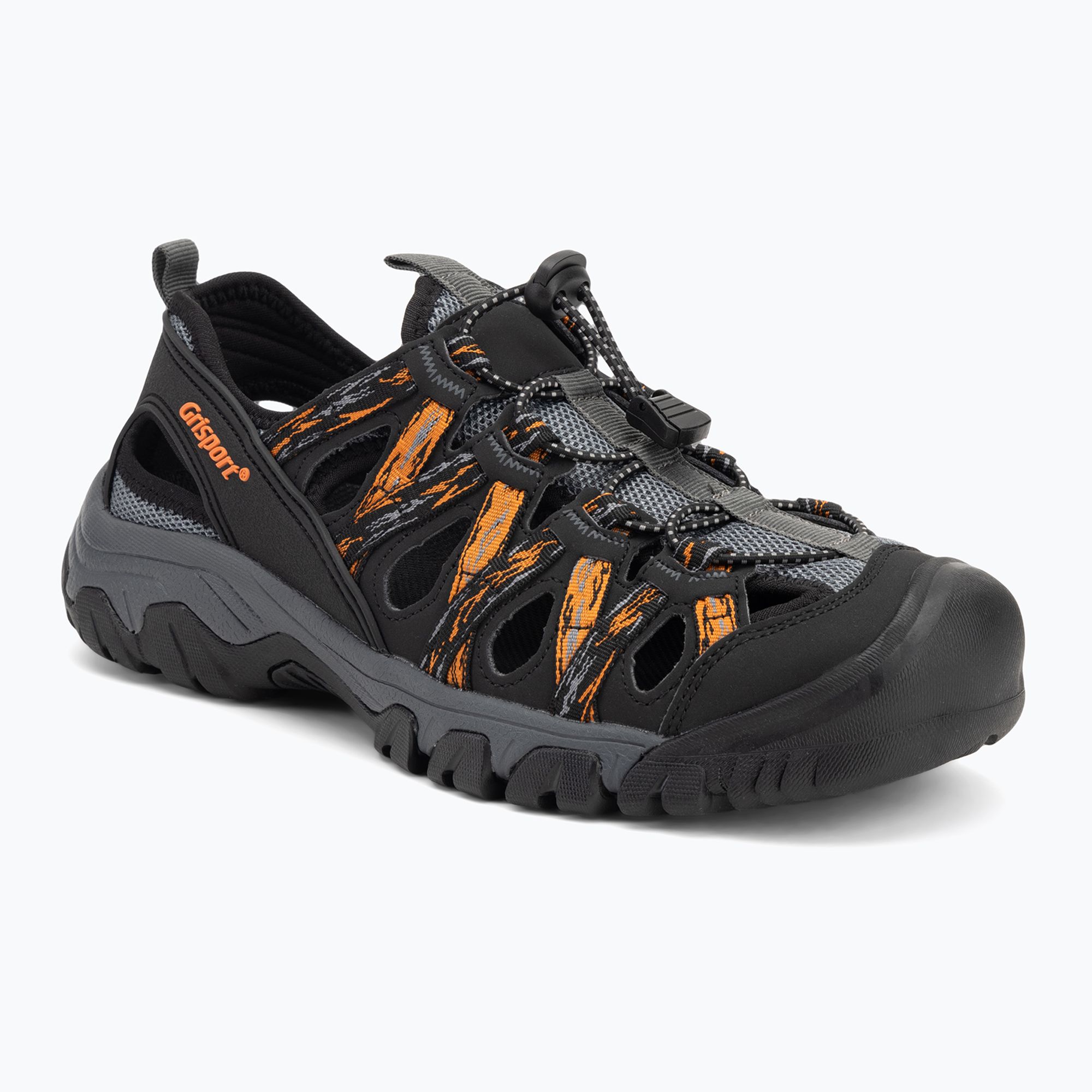 Sandały męskie Grisport 039044M black/orange 