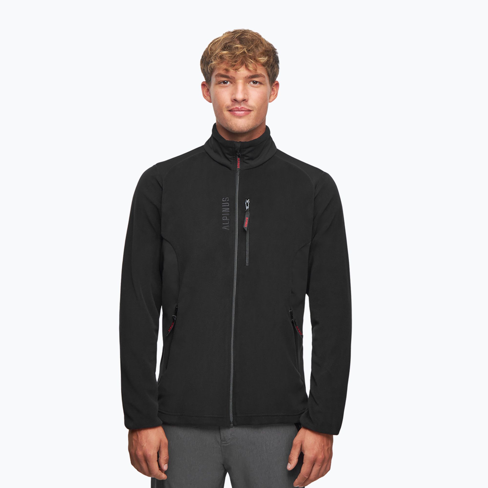 Bluza polarowa męska Alpinus Caen II 100  czarna 