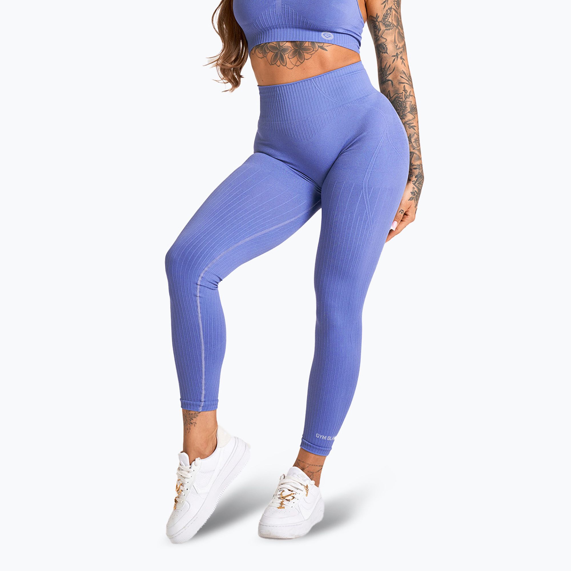 Legginsy damskie Gym Glamour Push Up 2.0 lavender 