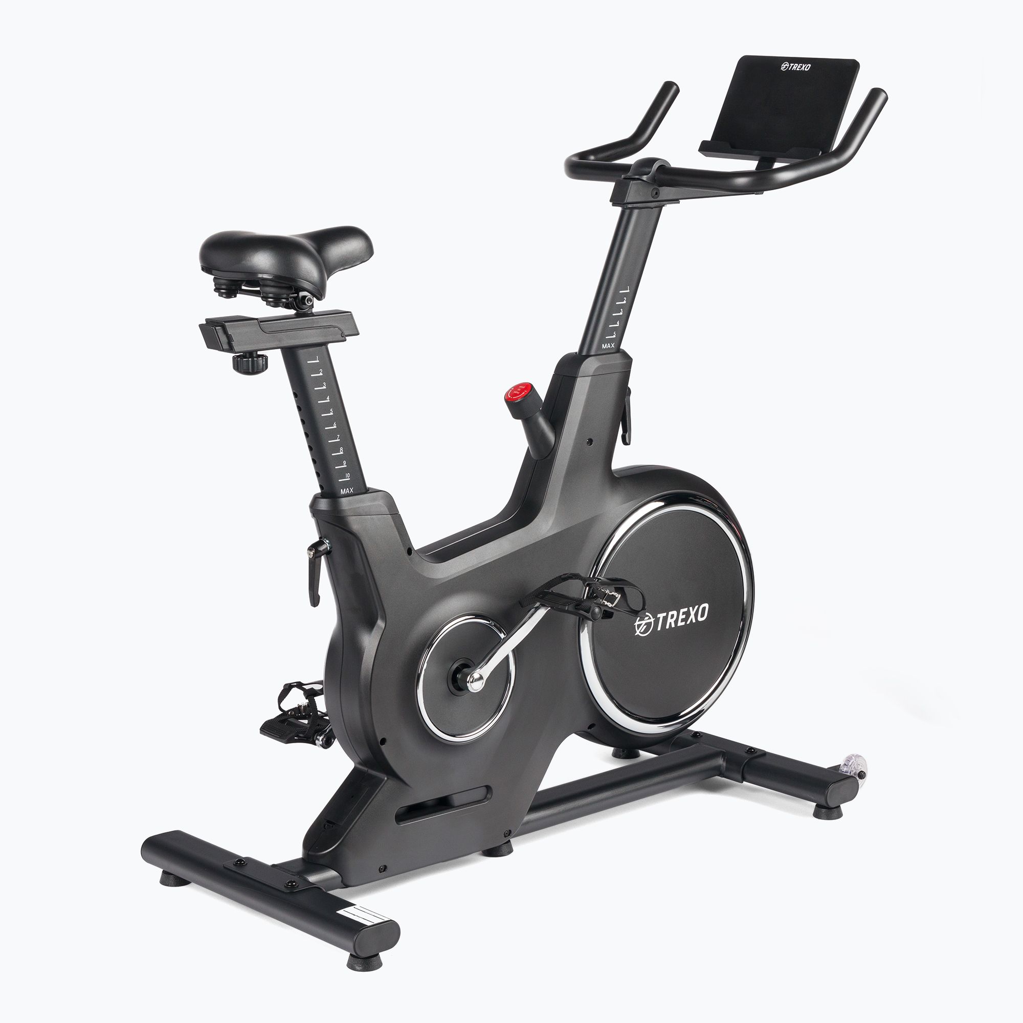 Rower spinningowy TREXO EB500 czarny 