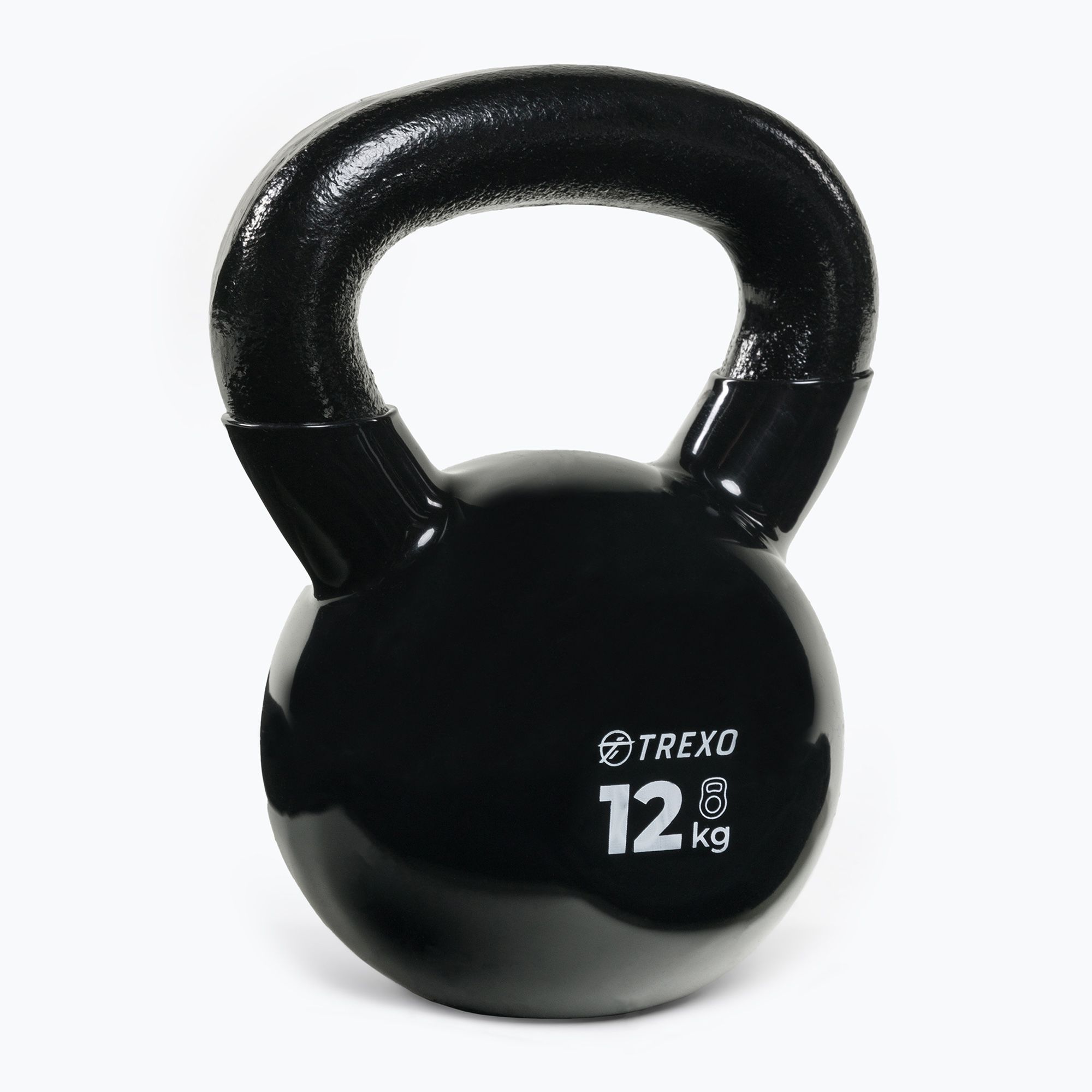 Kettlebell Żeliwny gumowany TREXO VKB12 12 kg 