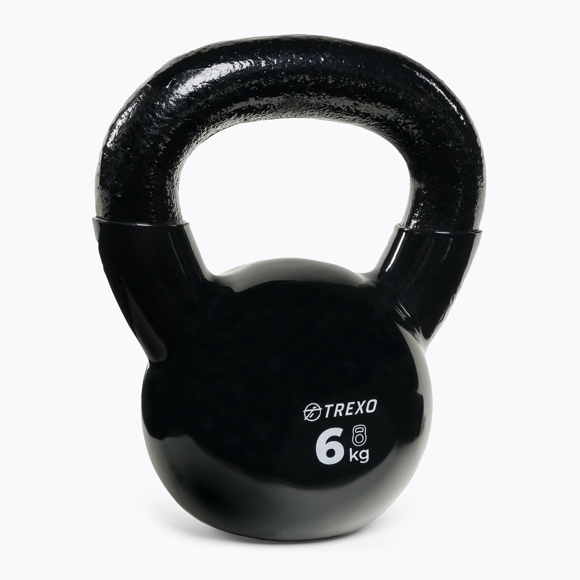 Kettlebell Żeliwny gumowany TREXO VKB06 6 kg 