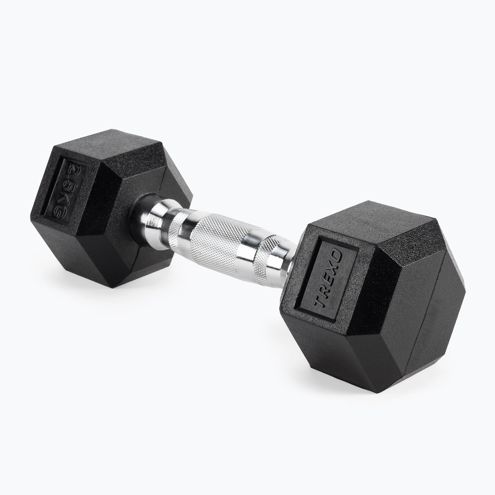 Hantel ogumowany TREXO Hex 2.5 kg 