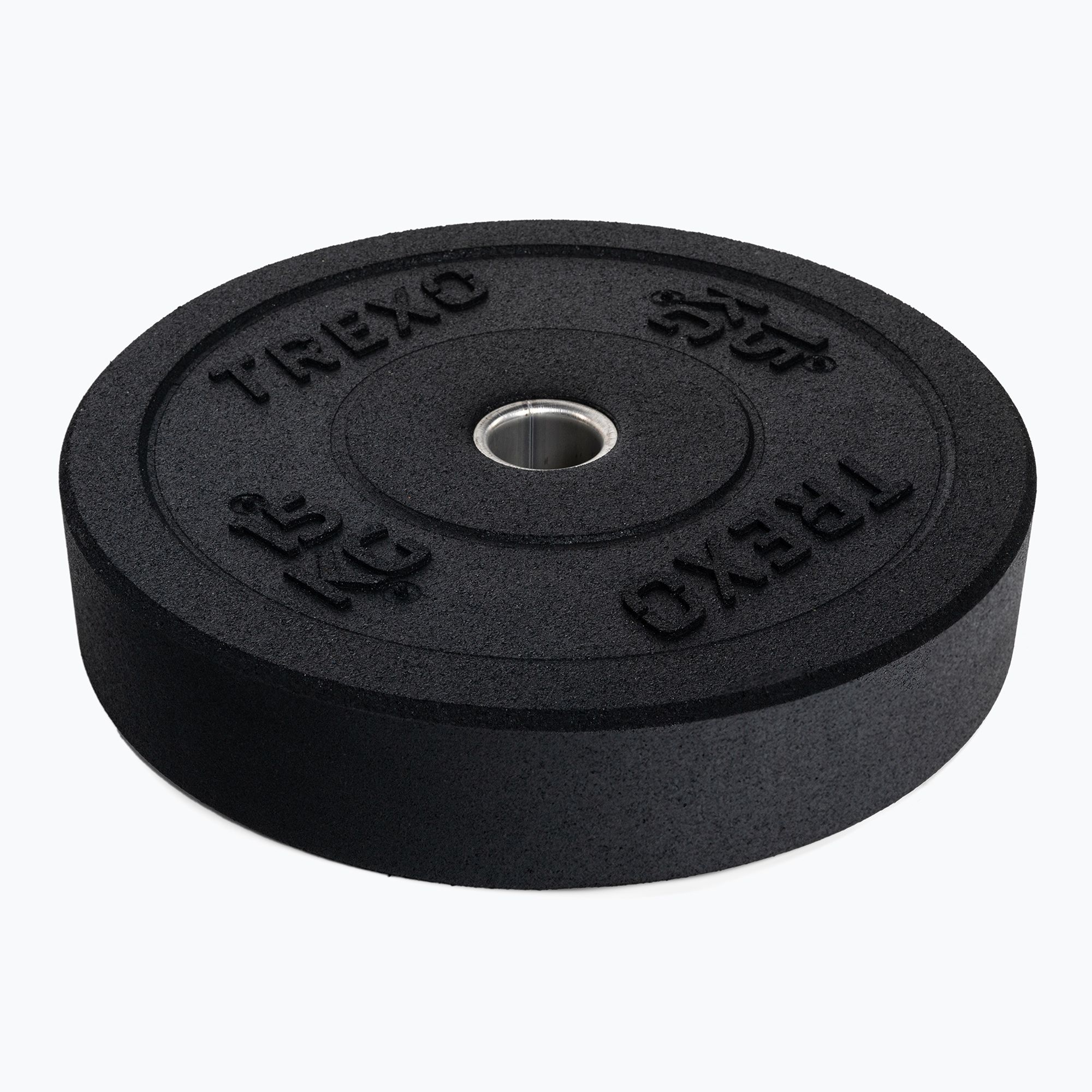 Obciążenie bumperowe olimpijskie TREXO TRX-BMP015 15 kg czarne 