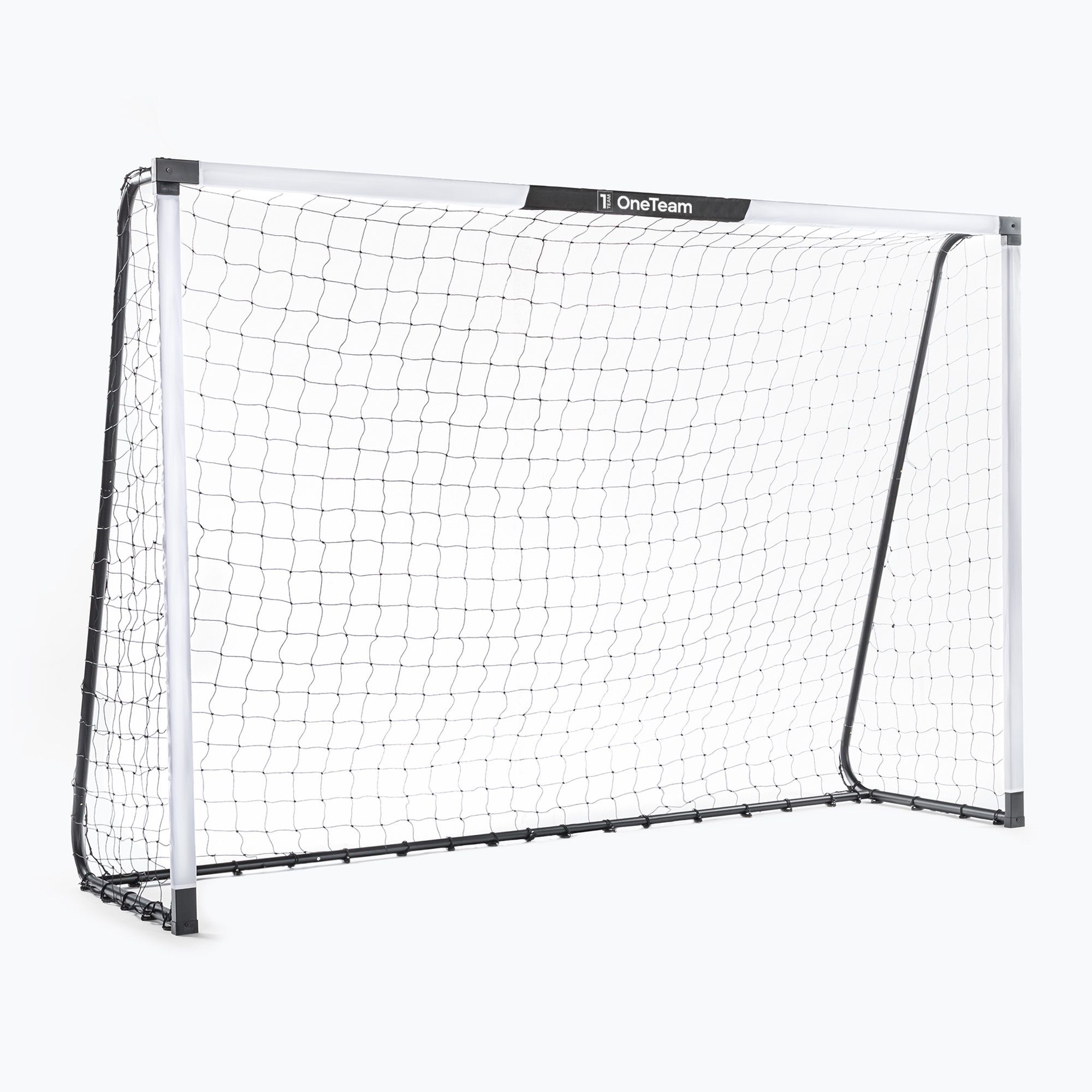 Bramka do piłki nożnej OneTeam One OT-SG3020 300 x 200 cm stal ocynkowana biały/czarny 