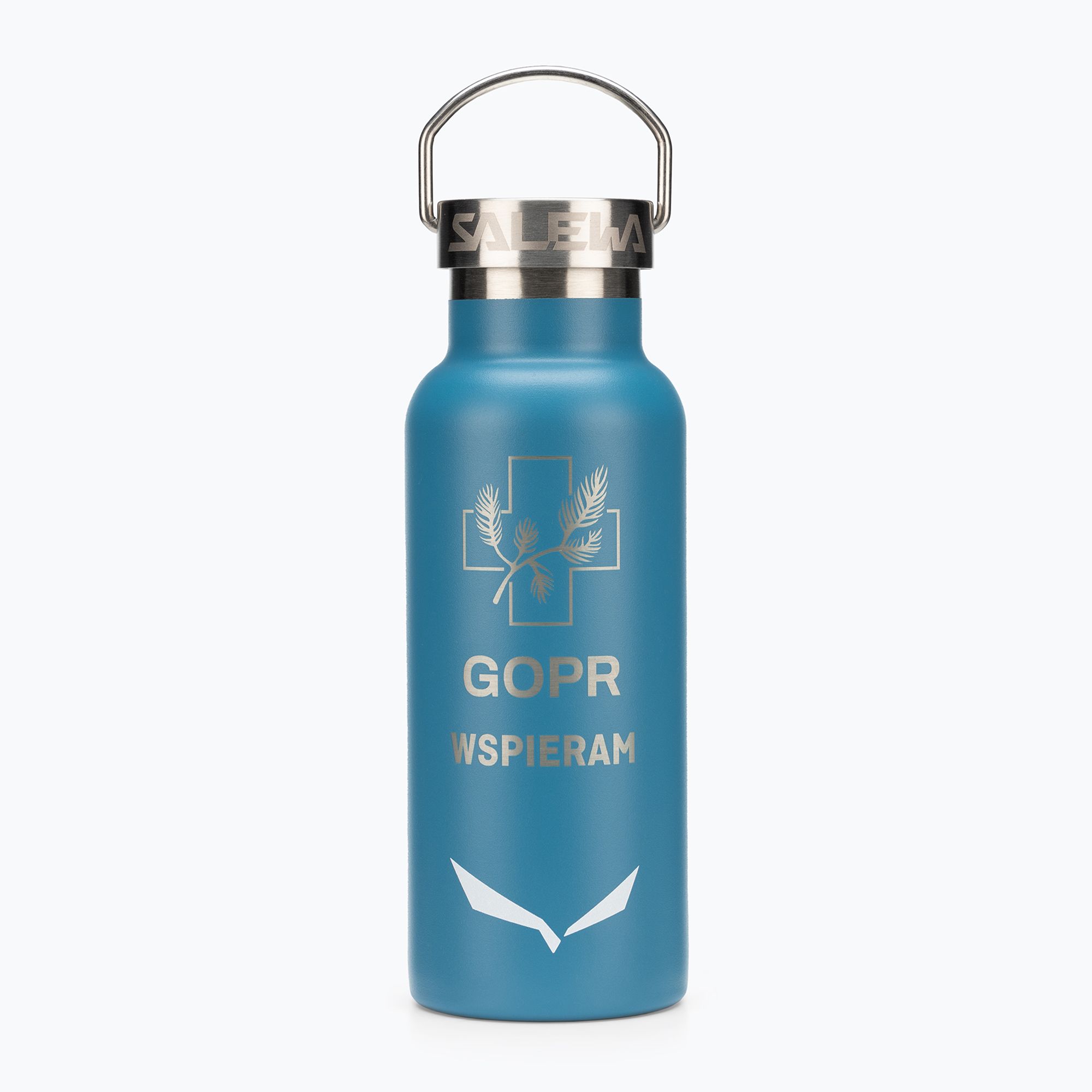 Butelka termiczna Salewa Valsura Insulated BTL #WspieramGOPR 450 ml maui blue 