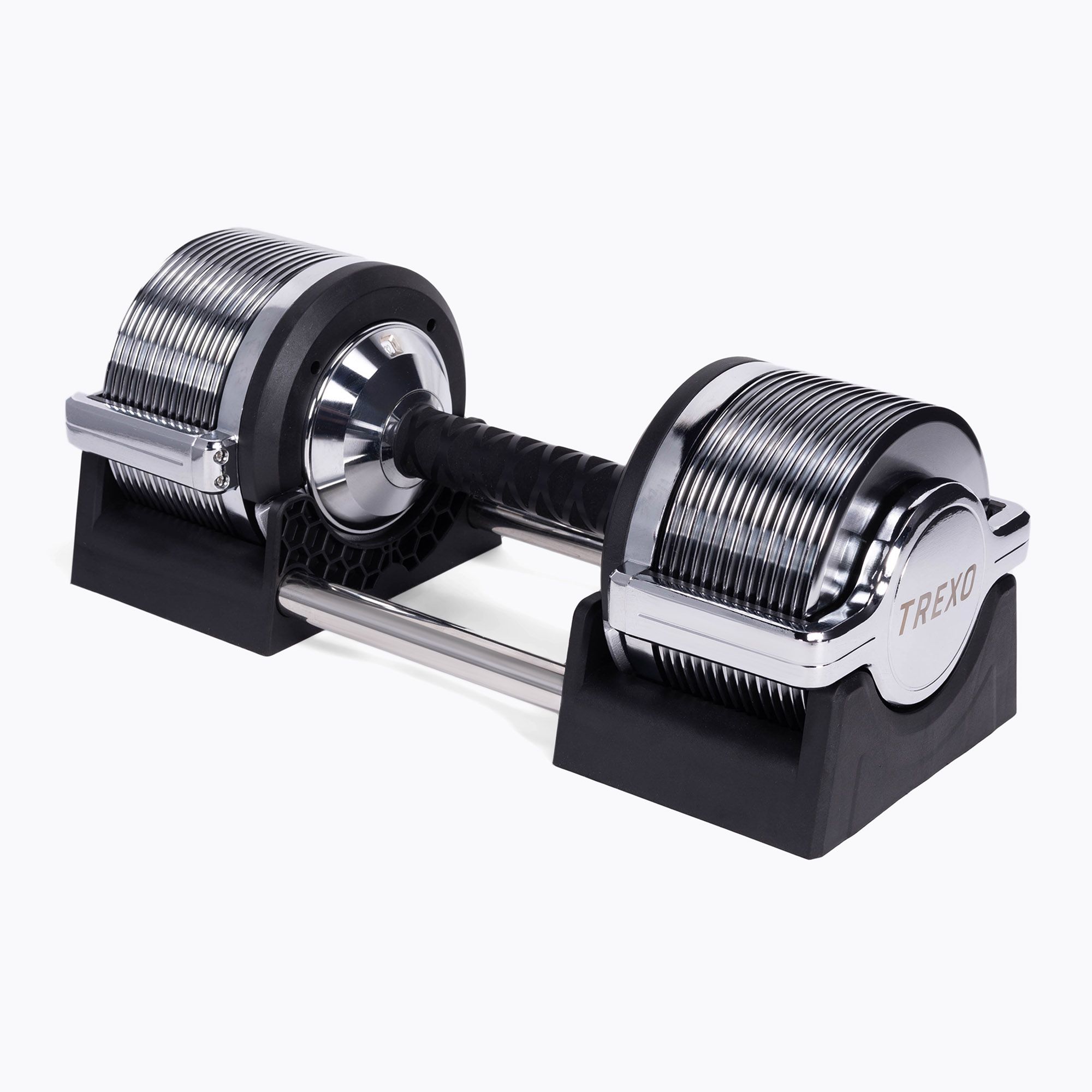 Hantel regulowany TREXO TRX-AD32C 3-32 kg srebrny 