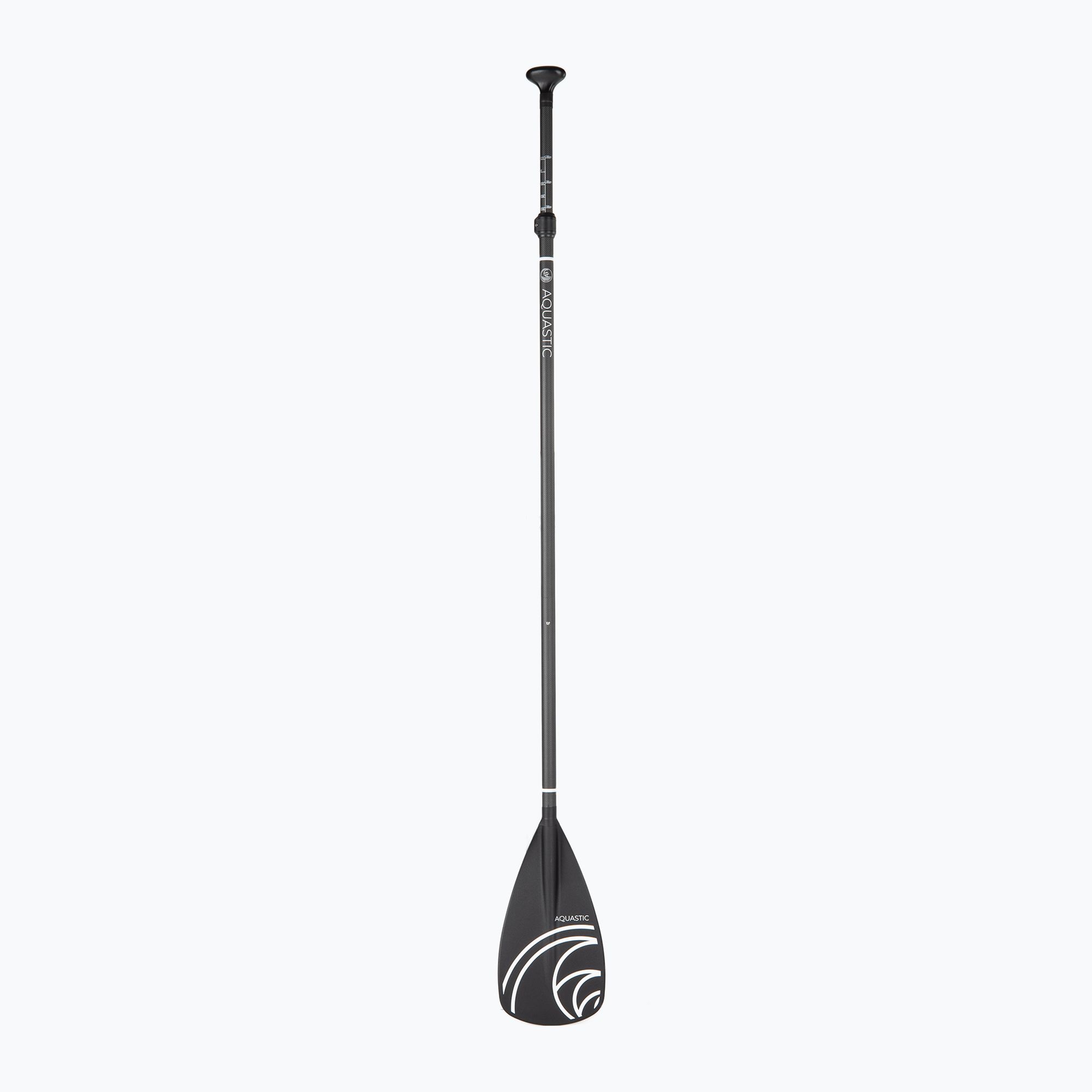 Wiosło SUP 3-częściowe AQUASTIC SUP Włókno + Karbon czarny 