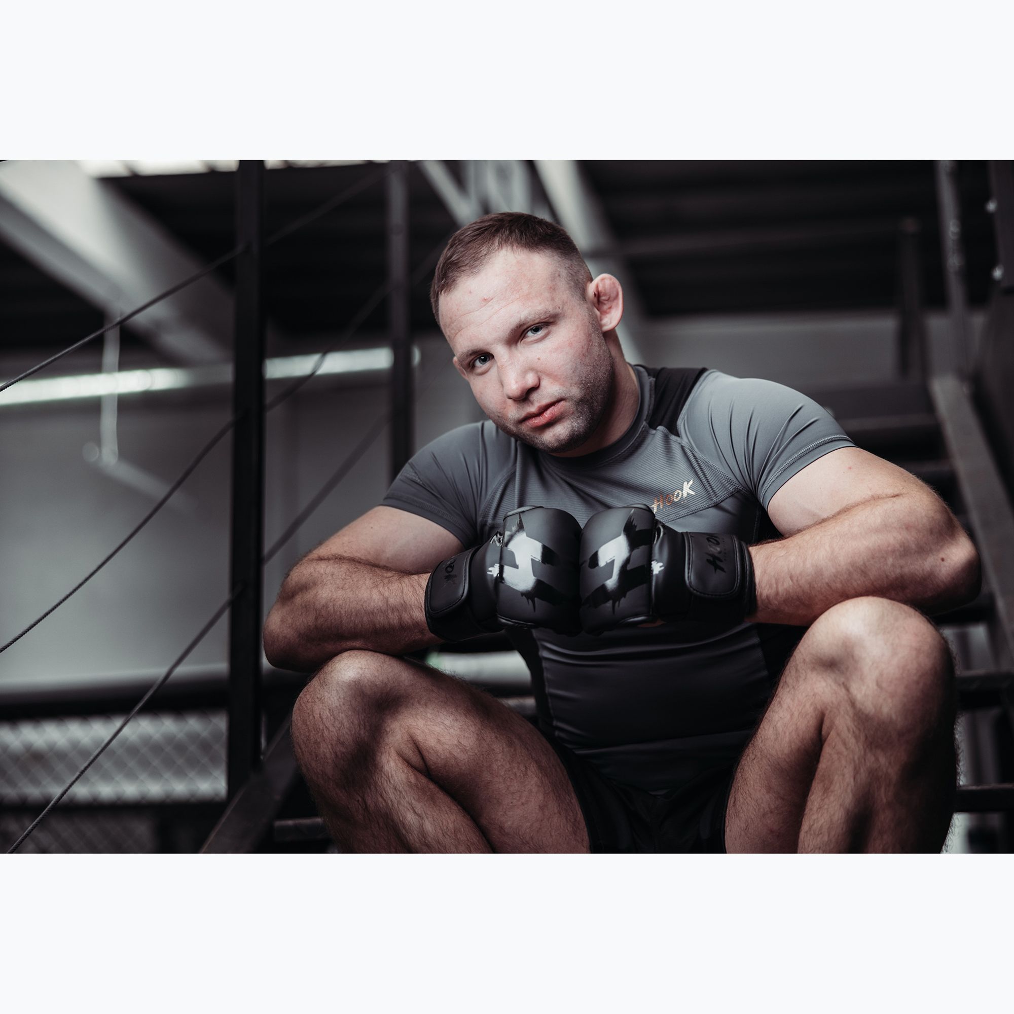 Rękawice sparingowe MMA HOOK FIGHTING TX0-B4M0014 czarny 