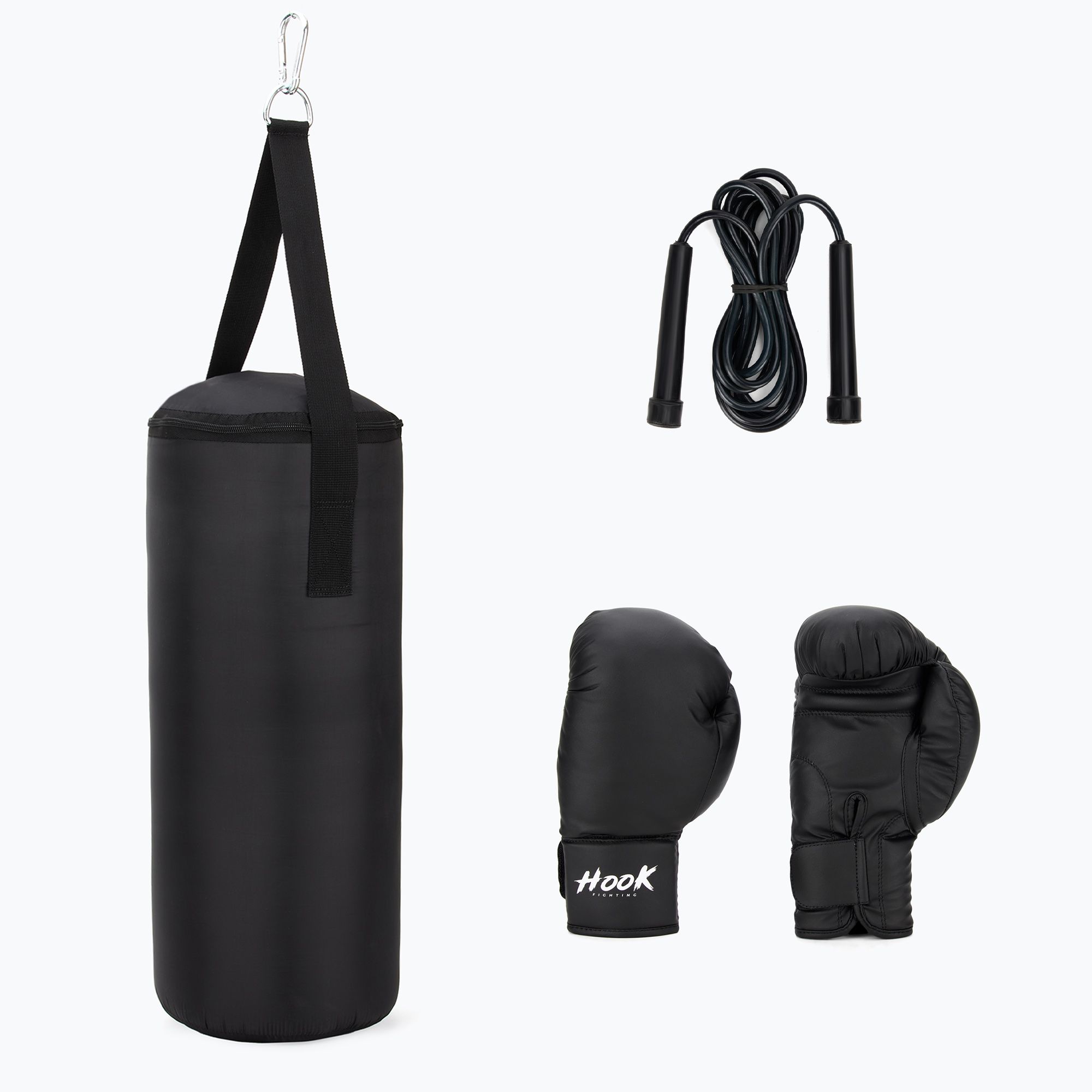 Zestaw bokserski dziecięcy HOOK FIGHTING Pierwszy Trening czarny 