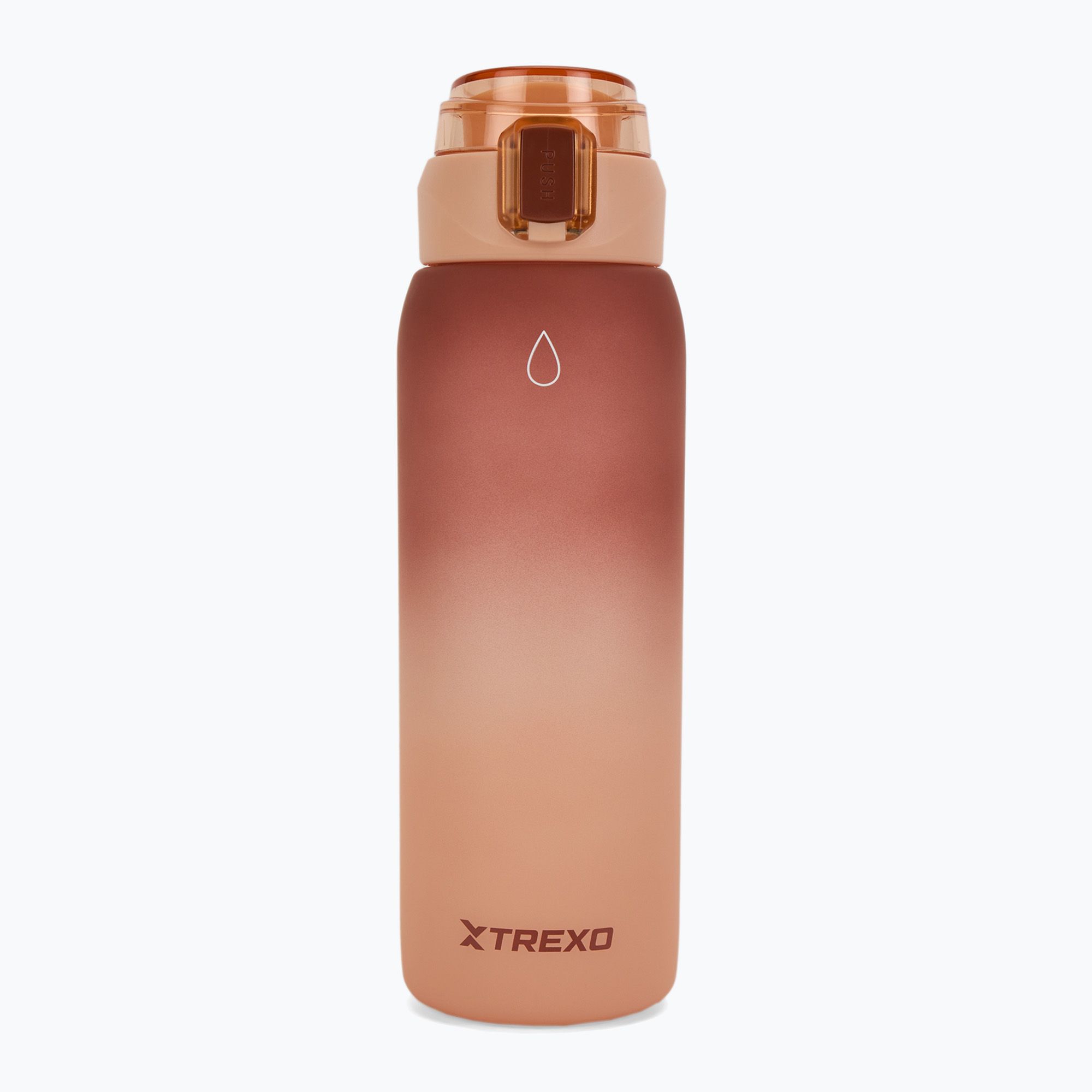 Bidon TREXO Haust 1000 ml brązowy 