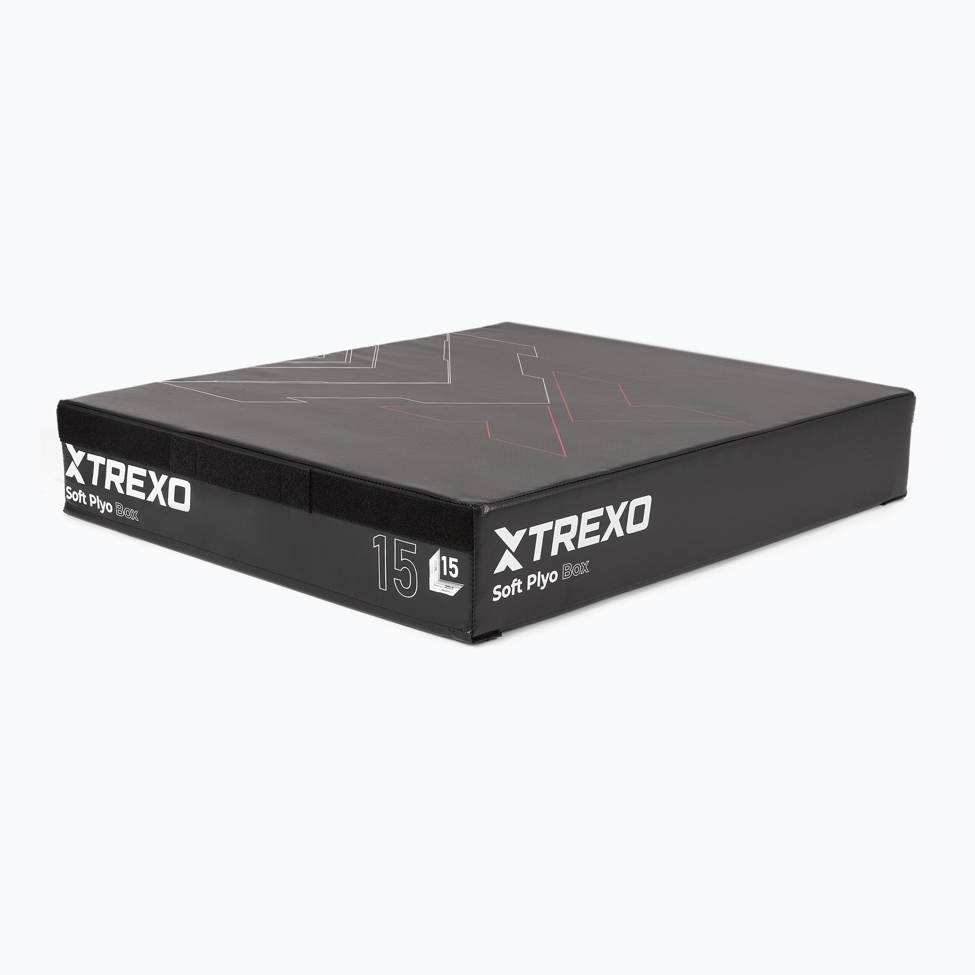 Skrzynia plyometryczna składana TREXO 15 cm czarny 