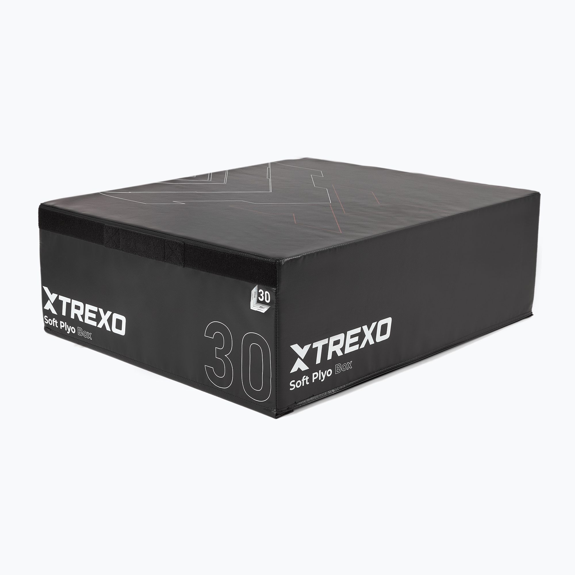 Skrzynia plyometryczna składana TREXO 30 cm czarny 