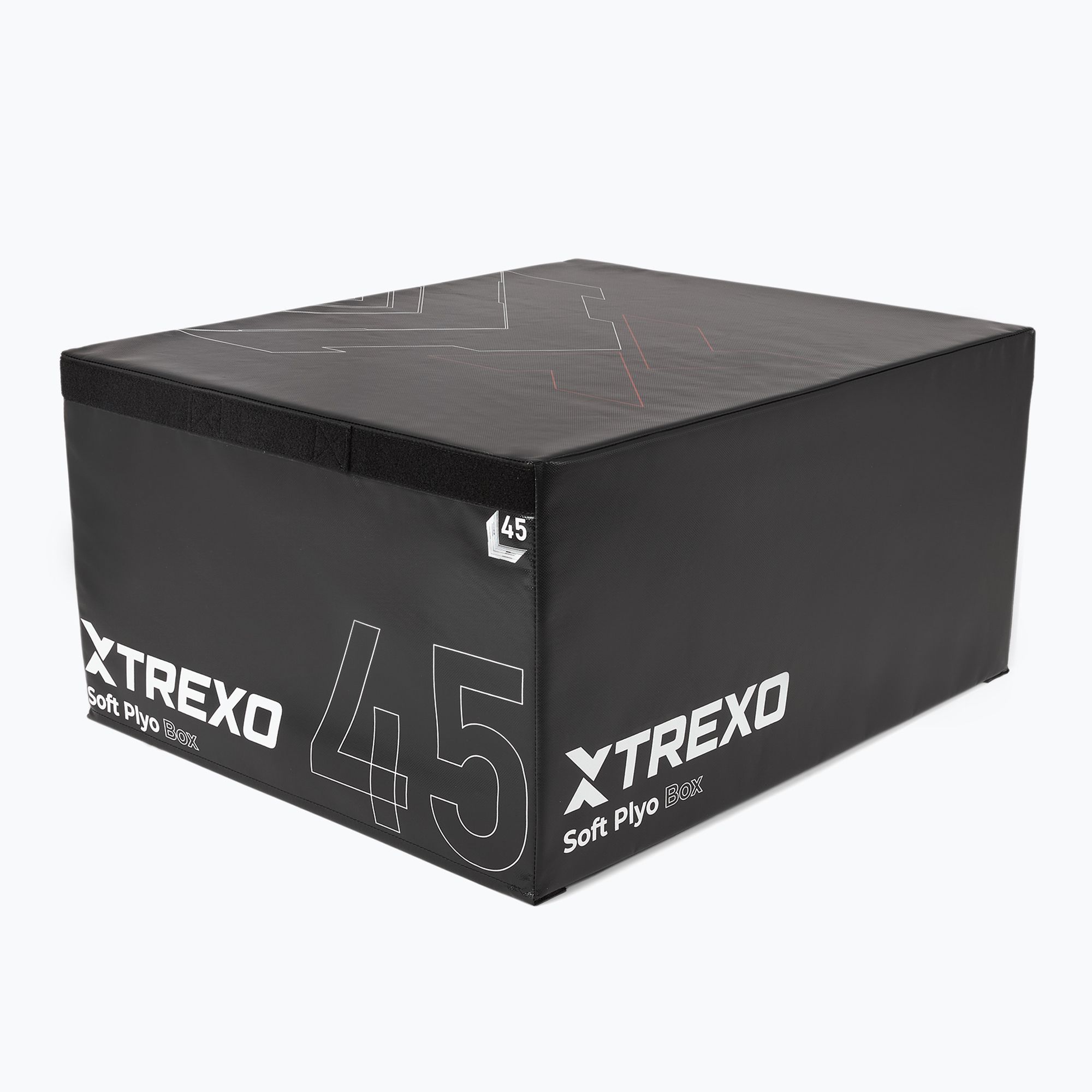 Skrzynia plyometryczna składana TREXO 45 cm czarny 