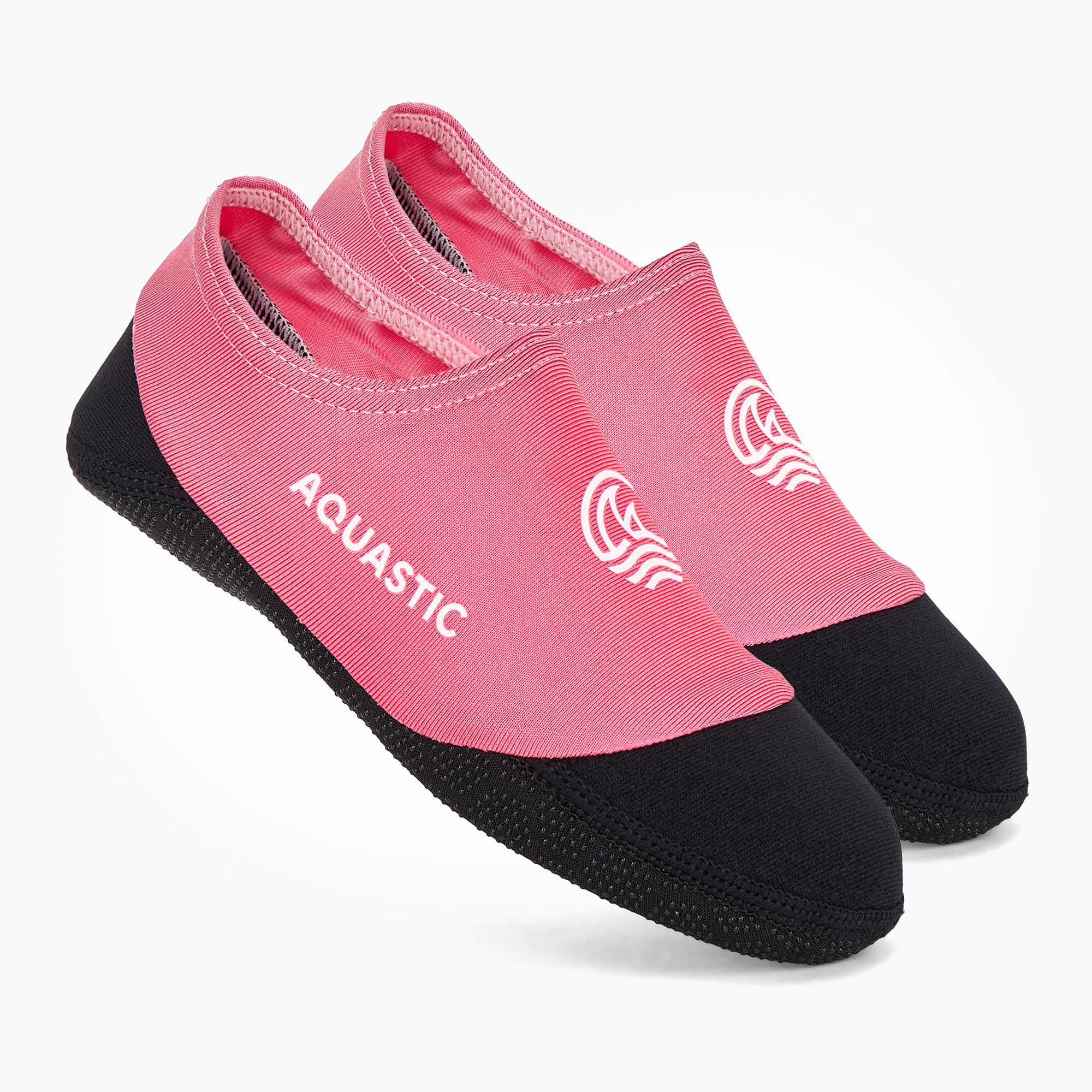 Skarpety basenowe dziecięce AQUASTIC Seavie Anti-Slip różowy 