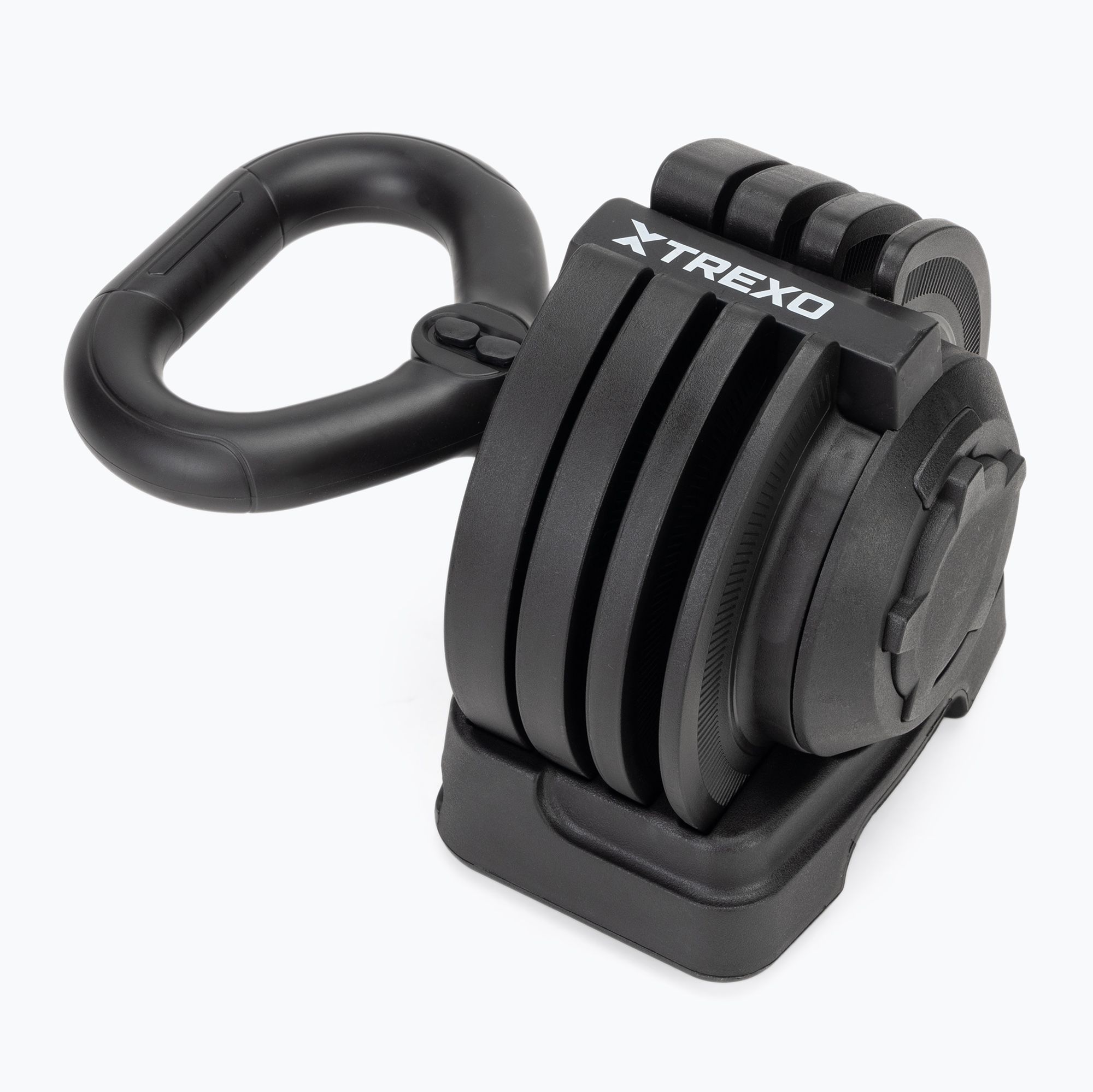 Kettlebell regulowany TREXO TXO-B4W004 12 kg czarny 