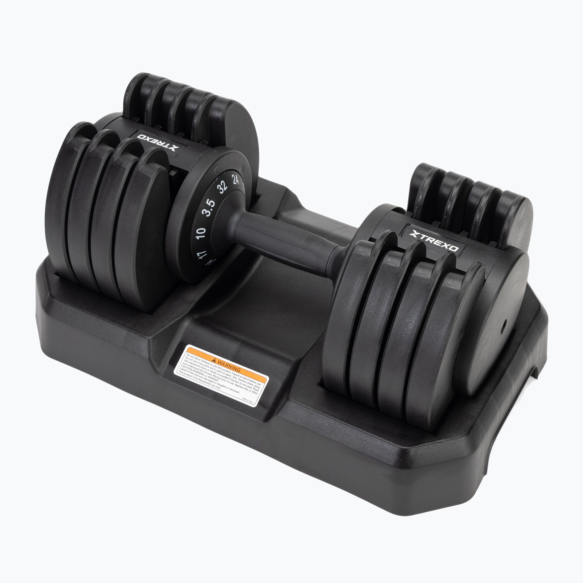Hantel regulowany TREXO Nowa generacja TXO-B4W005 32 kg czarny 